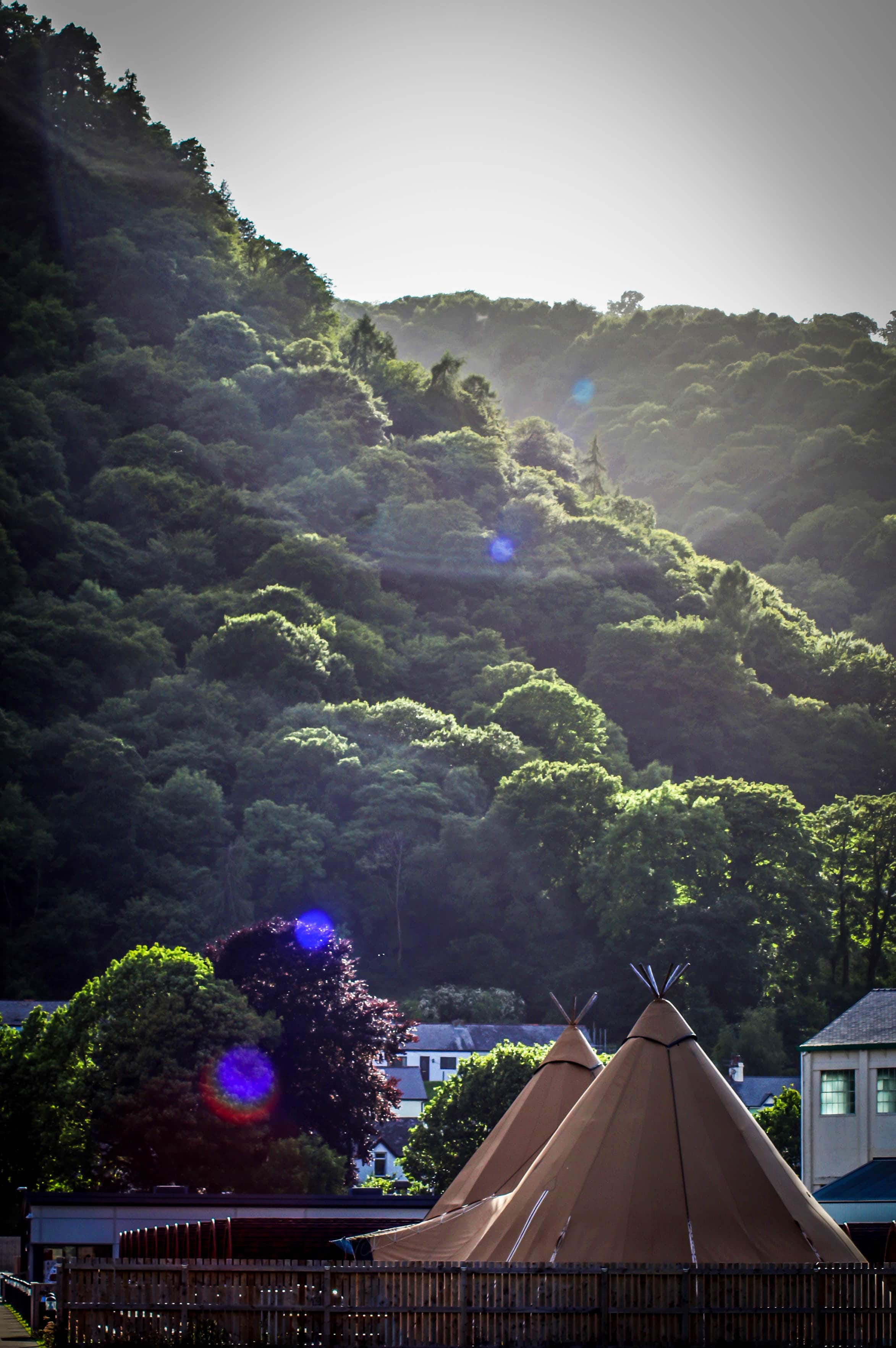 The event marquee at Surf Snowdonia