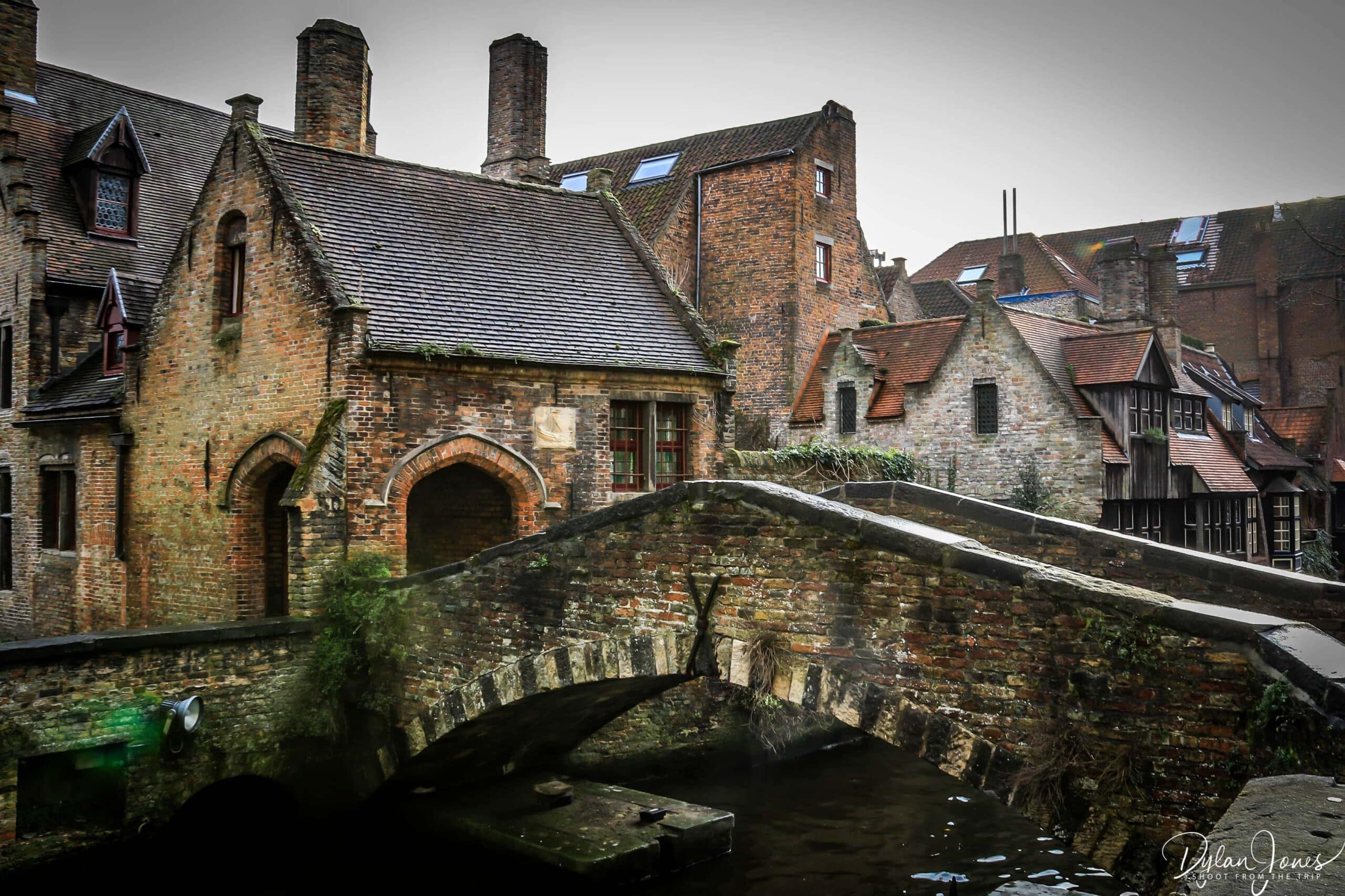 The beautiful Bonifacius Bridge in Bruges