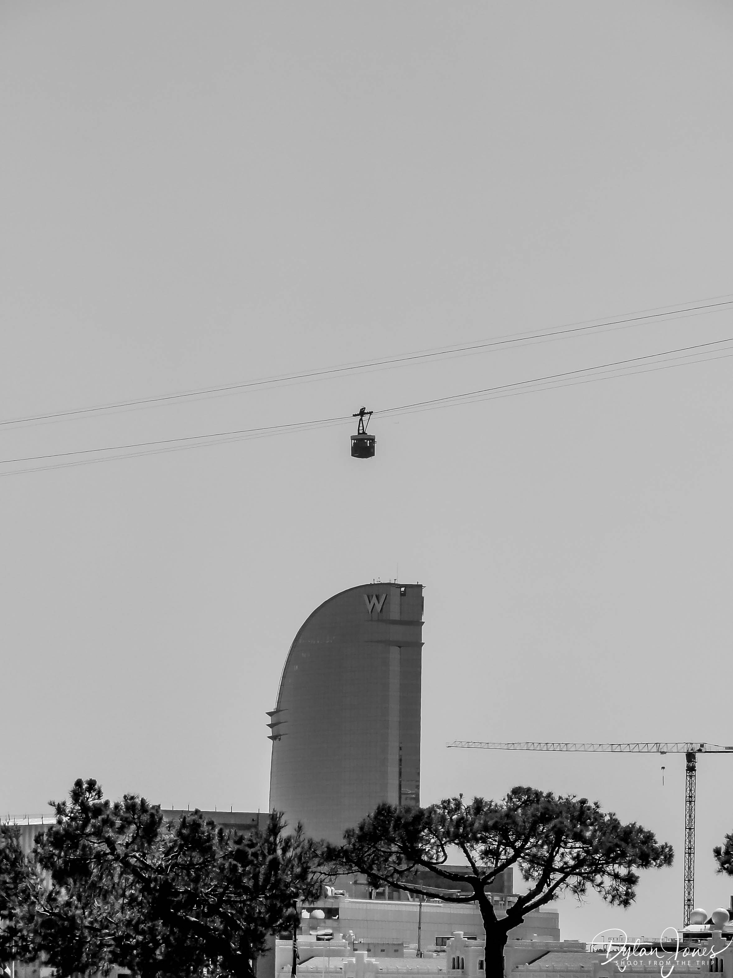 Cable cars of Barcelona