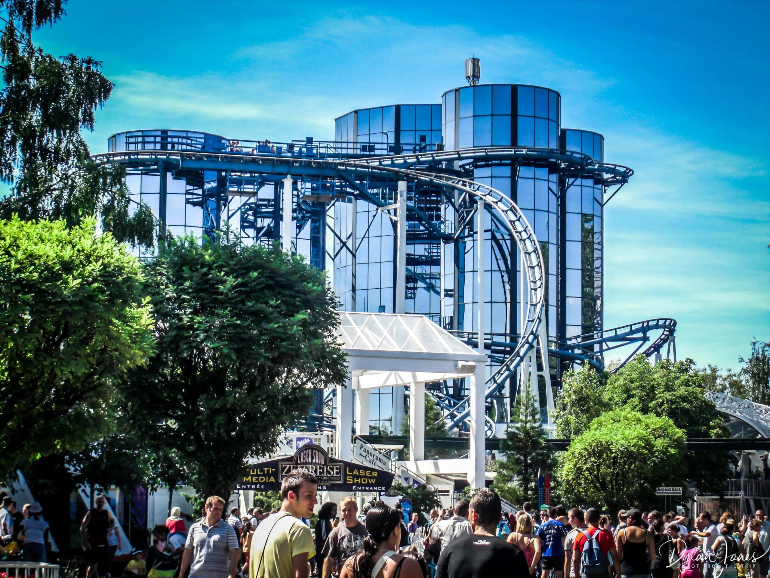 Euro-Mir rollercoaster, one of the older Europa Park rides