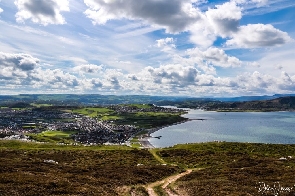 Views from the great orme in llandudno