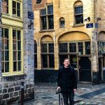 portrait outside of the la capsule bar in vieux lille