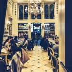 A look inside the salon de the at Meert in Lille