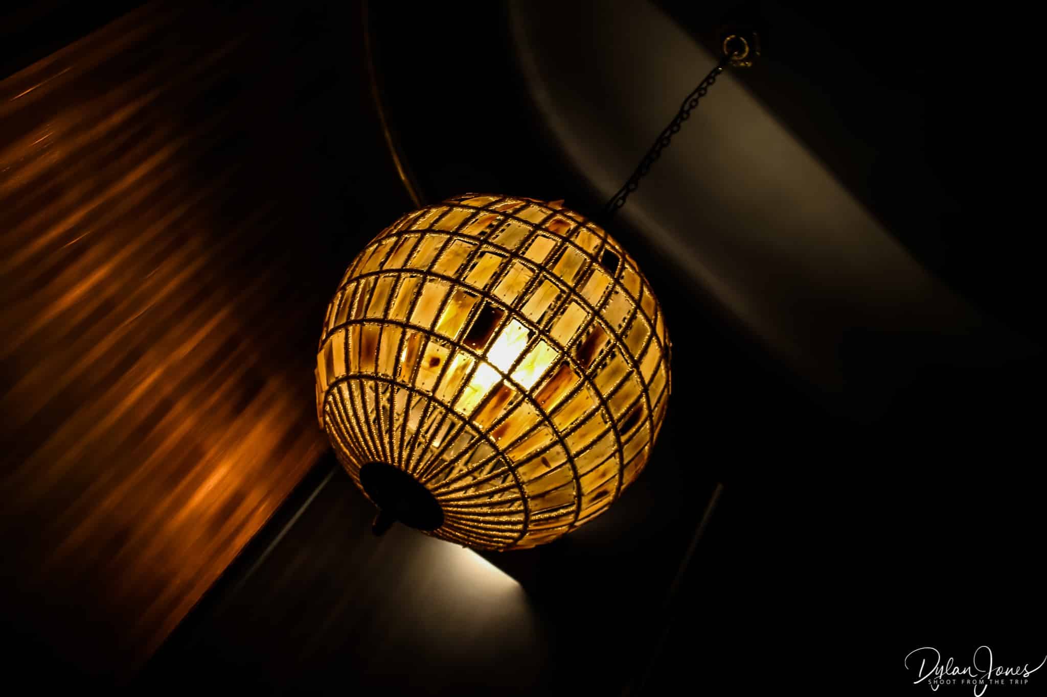 Lighting feature in stairwell at the Hotel Carlton Lille