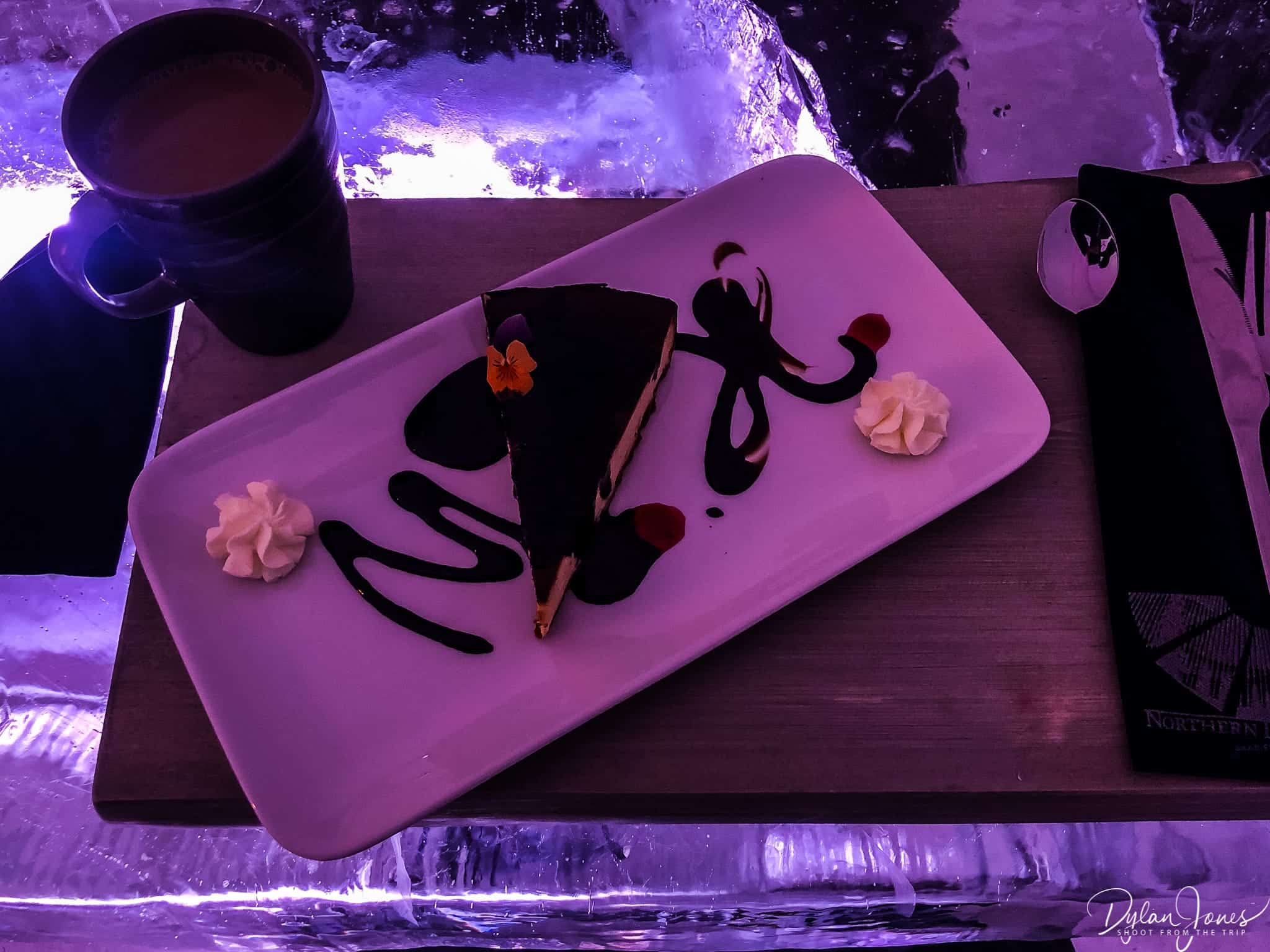 Blueberry Cheesecake dessert Saariselkä Lapland