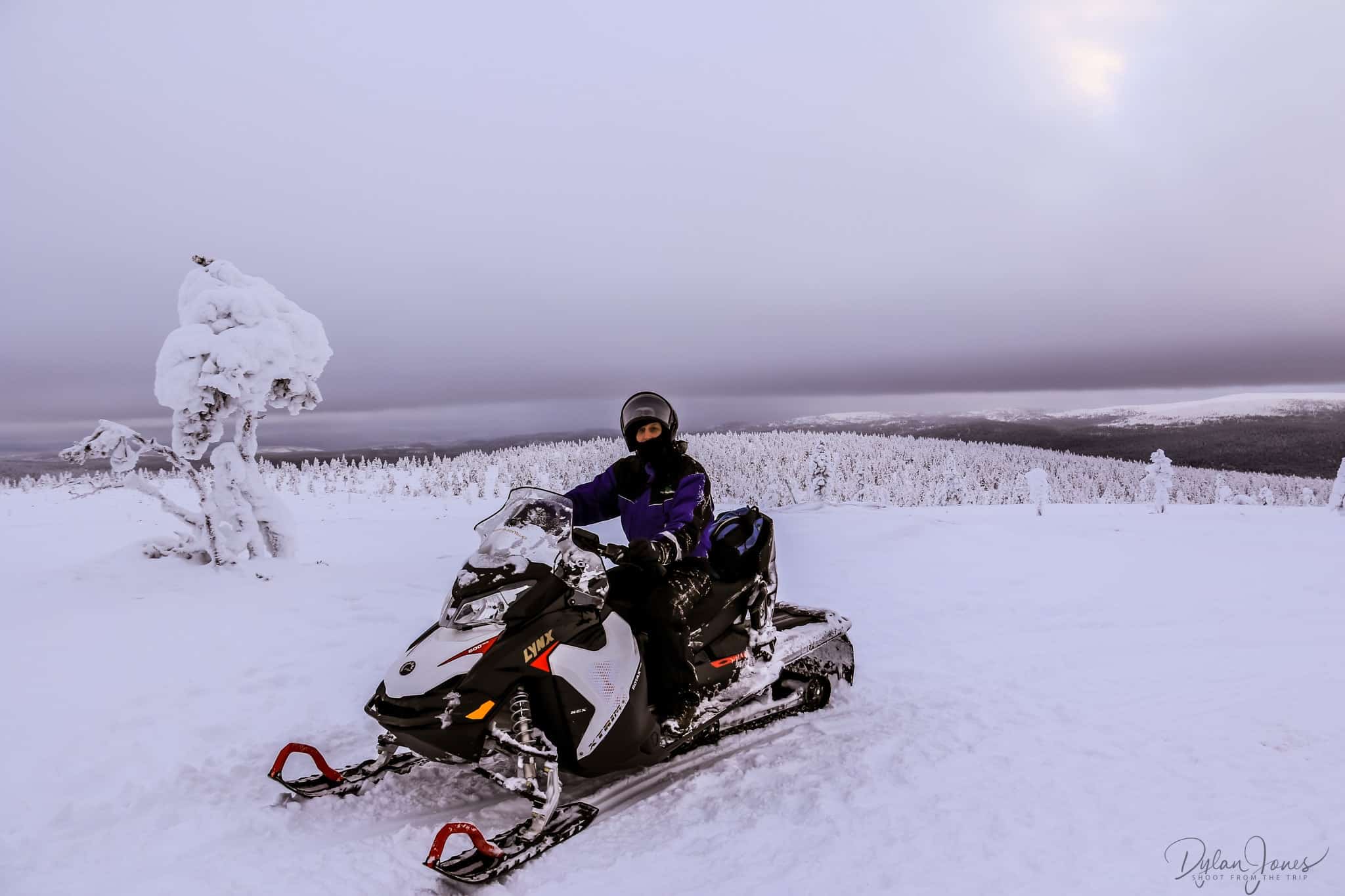 Snowmobile Safari at the Northern Lights Village Saariselka