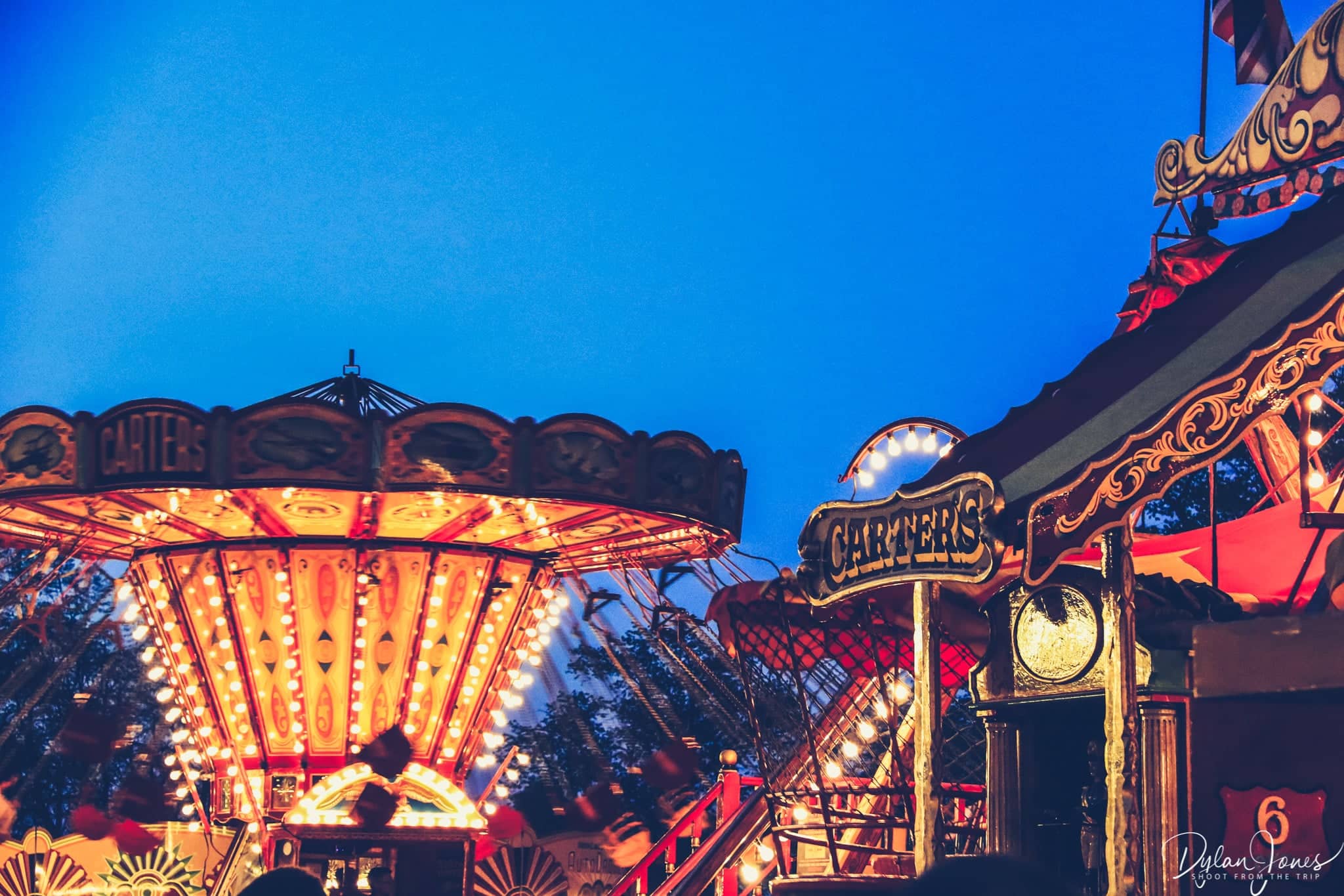 Vintage fairground rides of Carters Steam Fair