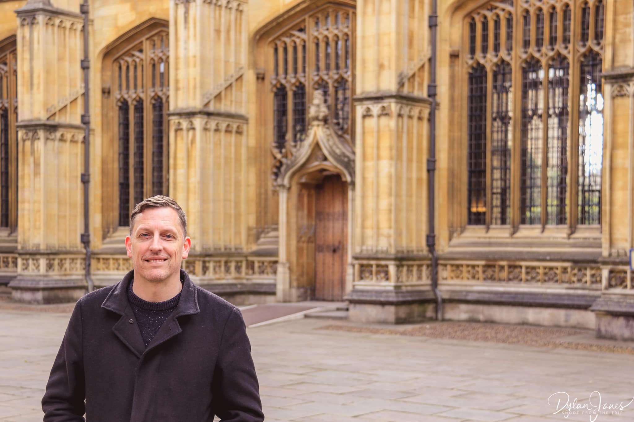 Token portrait shot at the Bodleian Library