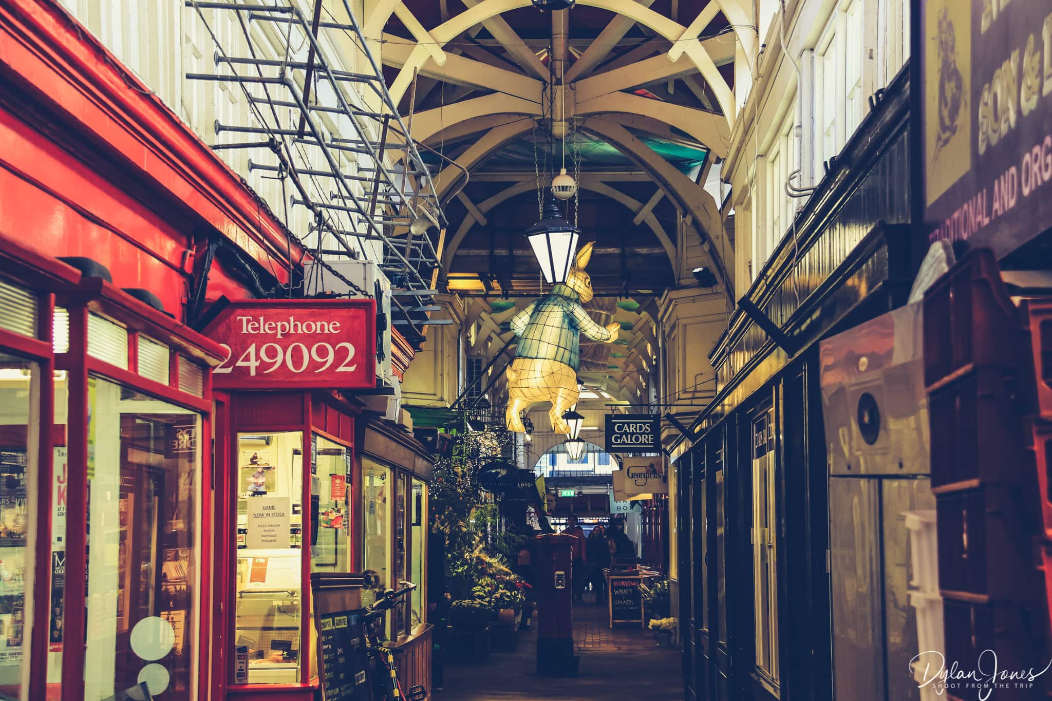 Inside the Covered Market in Oxford