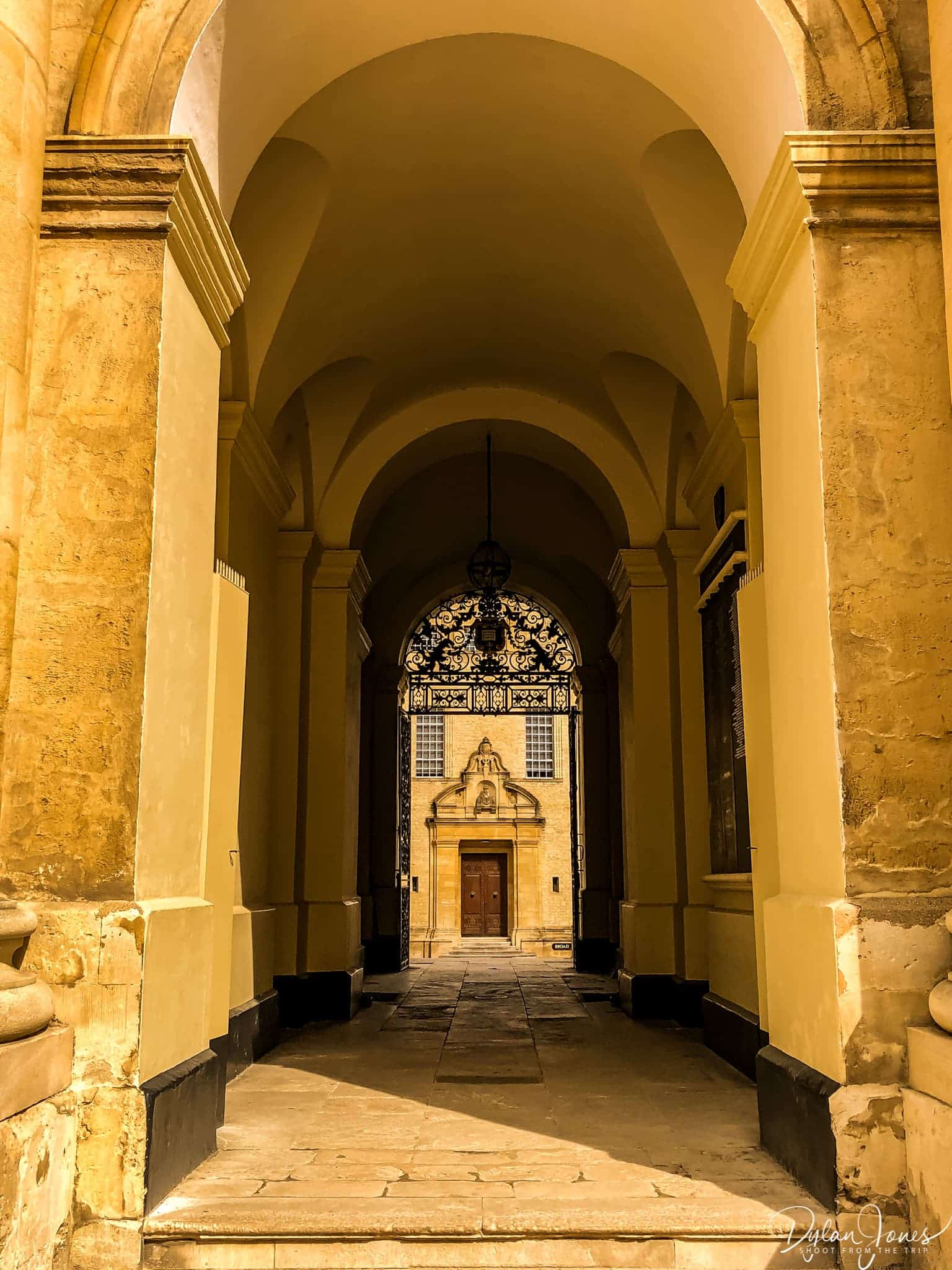 Archways at the Bodleian Library