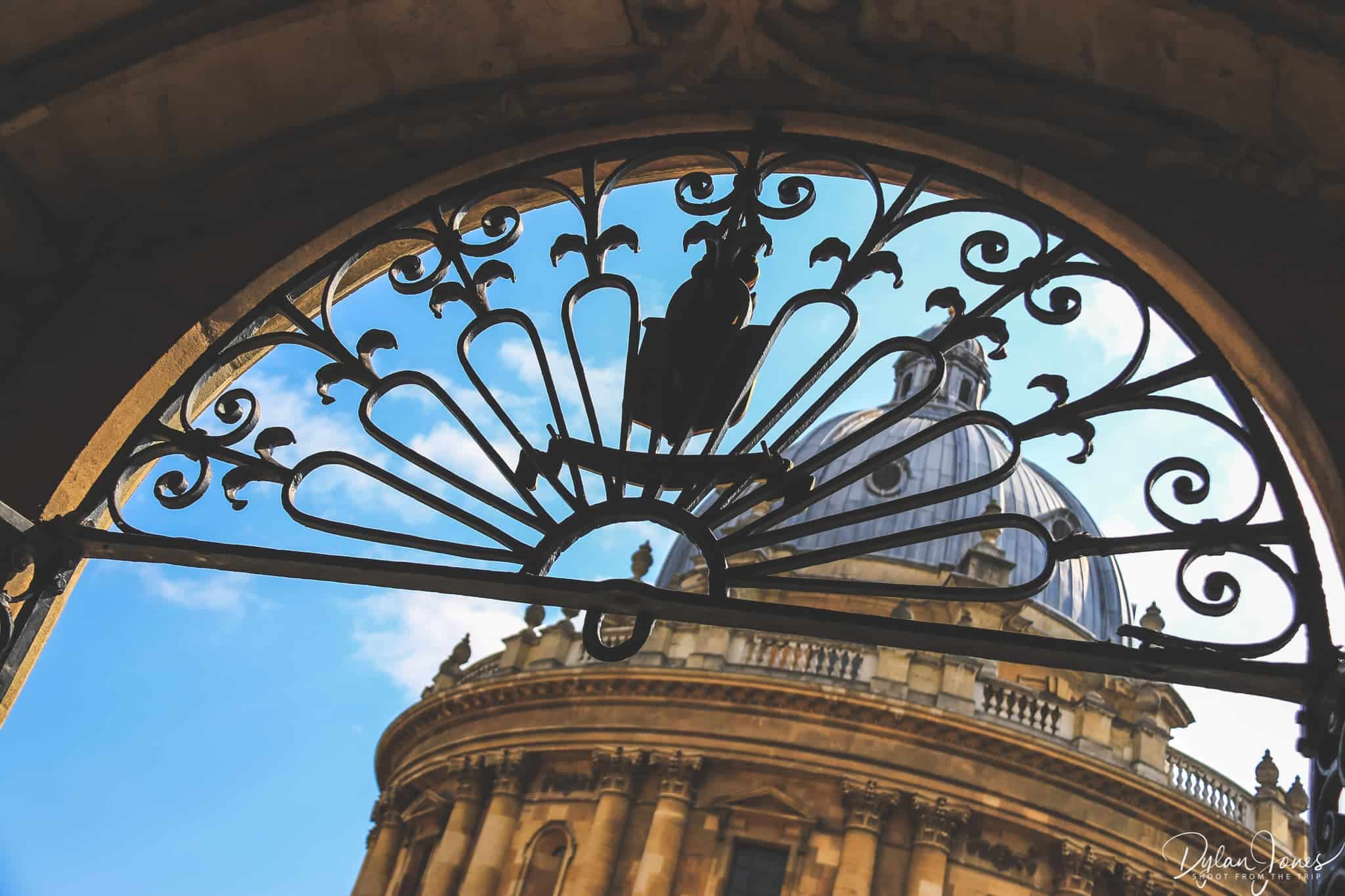 A glimpse of the Radcliffe Camera
