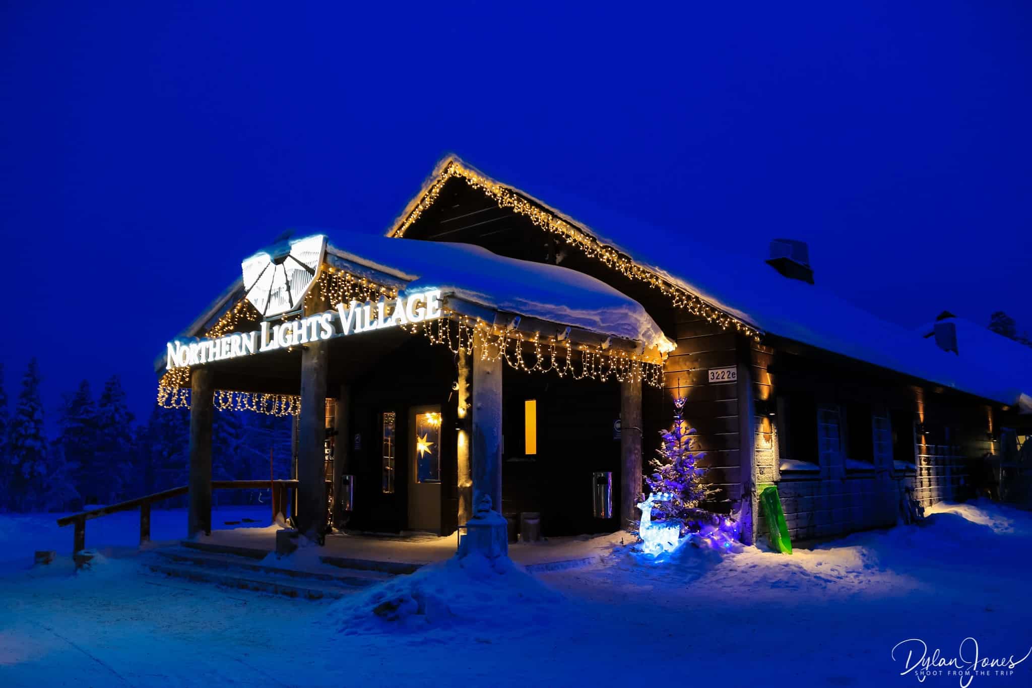 Main Building at the Northern Lights Village Saariselka