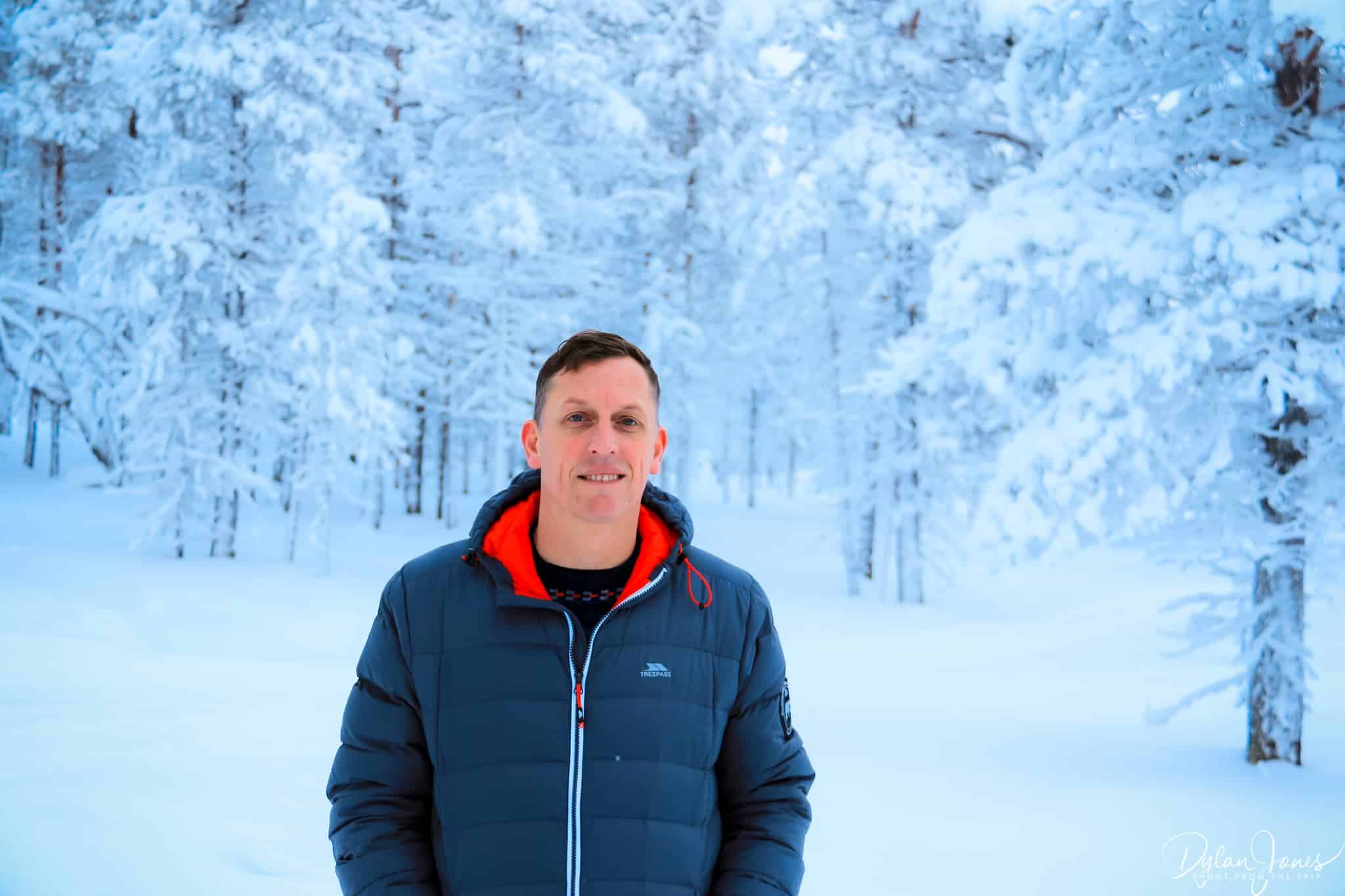 A portrait shot at the Northern Lights Village Saariselka