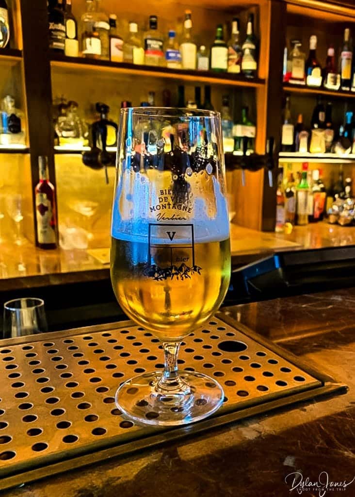 Sampling the beers