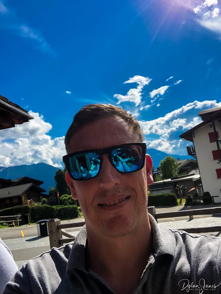 Trying out my customised SunGod sunglasses.