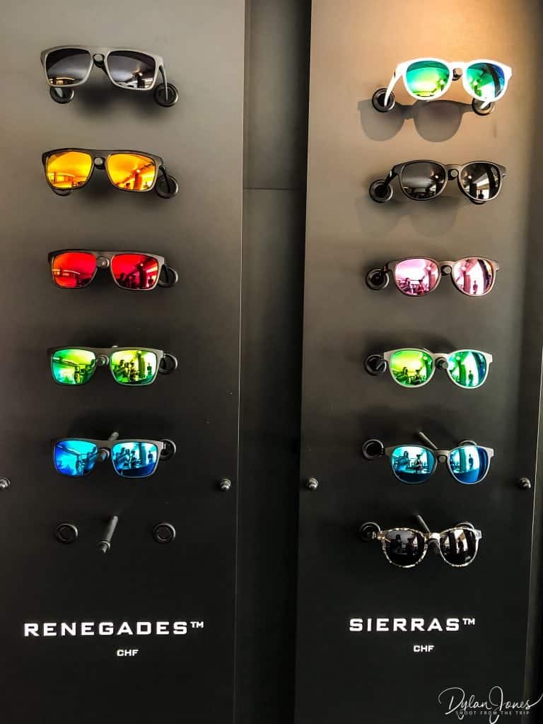 A selection of sunglasses at SunGod
