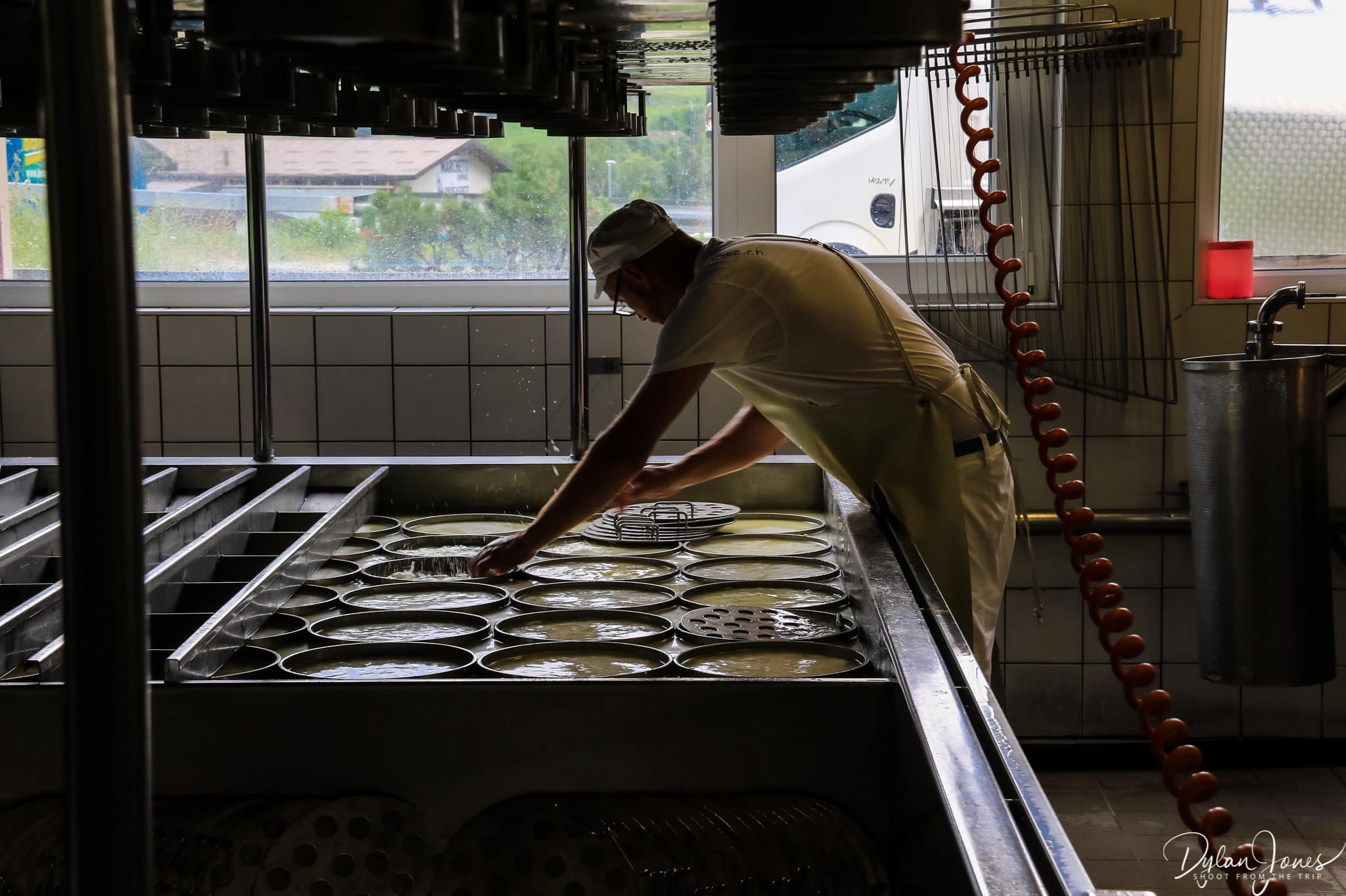 Cheese making in action at Fromagerie D’Etiez