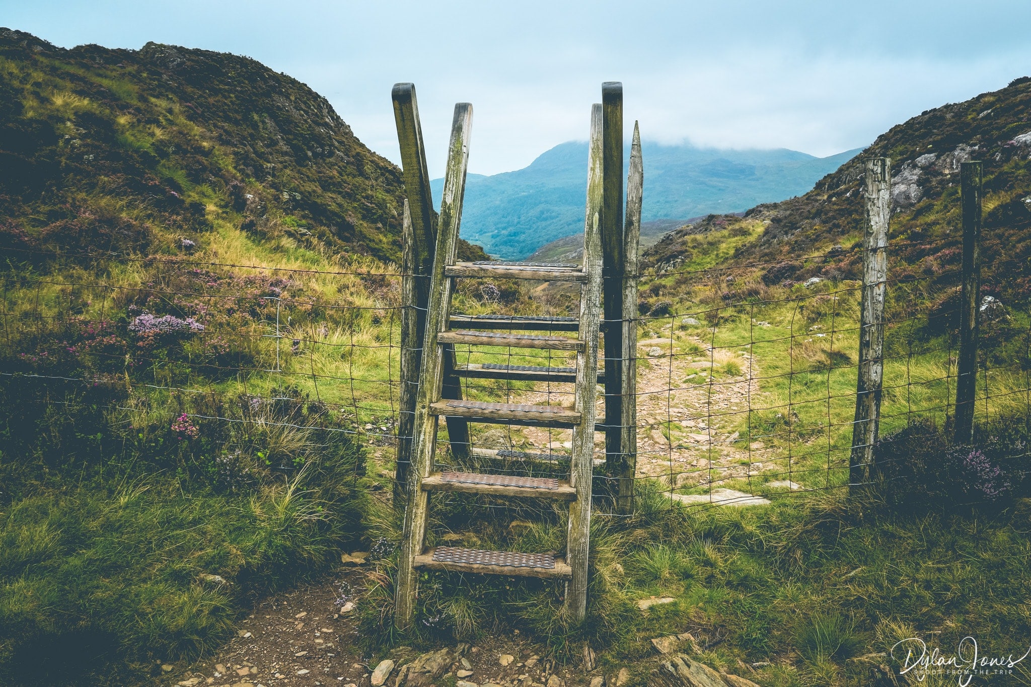 The high point of the walk in Snowdonia