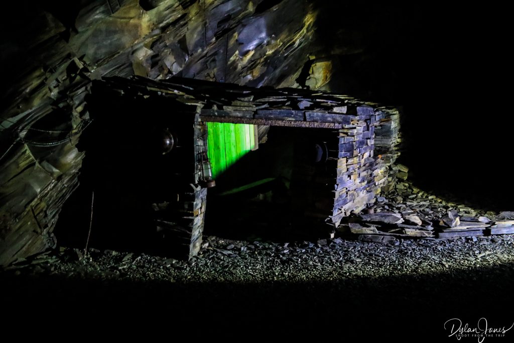 Old dining area in the mine