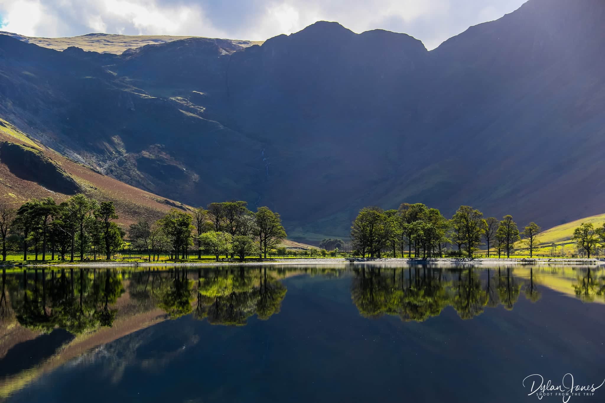 Tree reflections in Buttermere