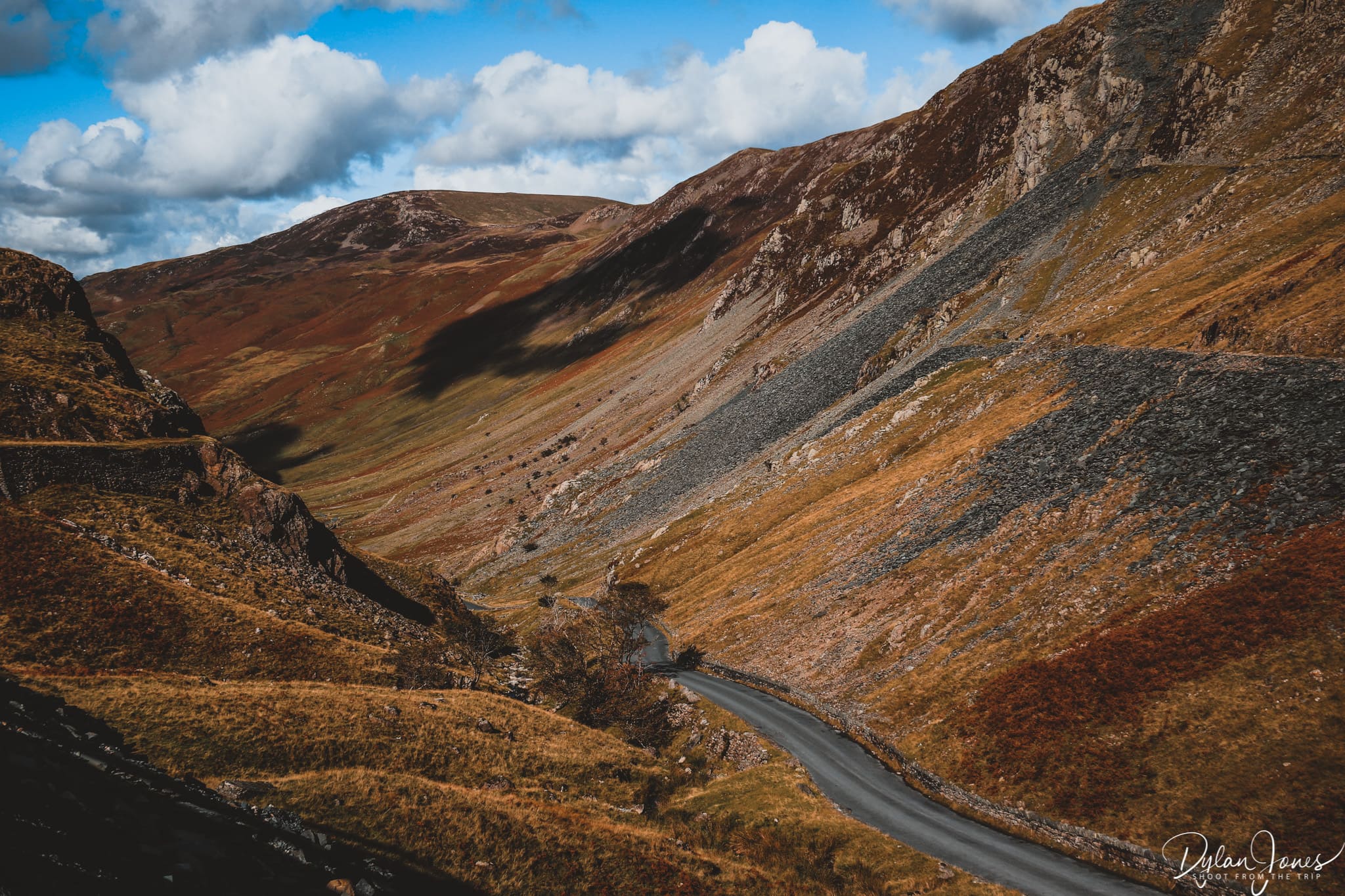 Honister Pass road