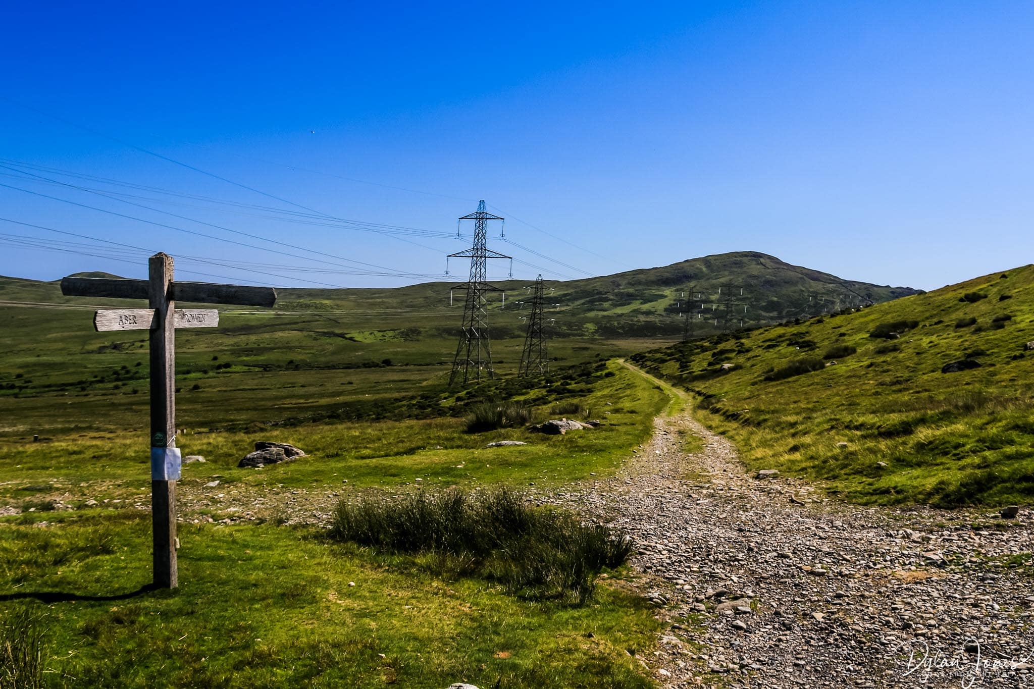 The crossroads on the Roman Road