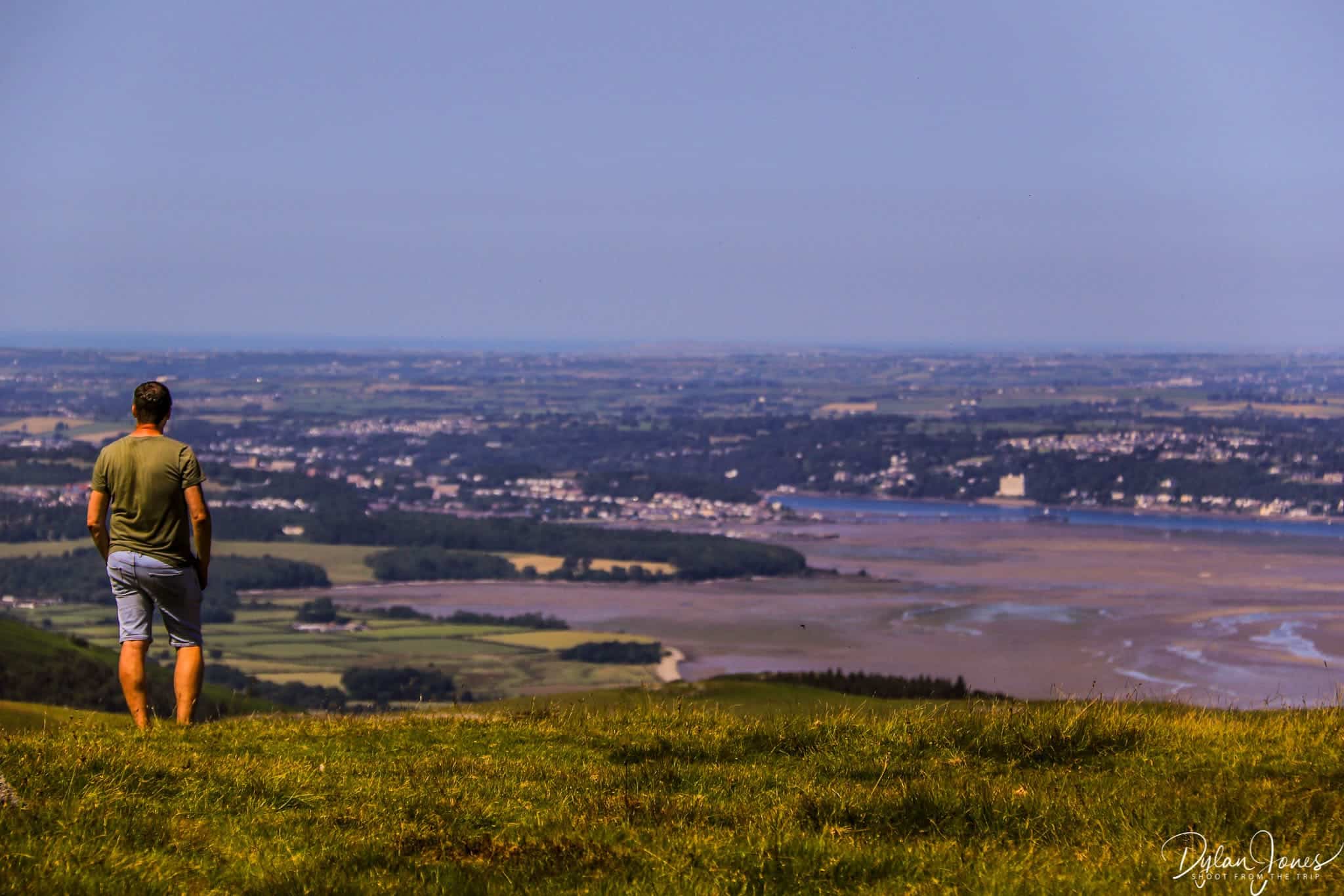 Taking in views across the North Wales coast
