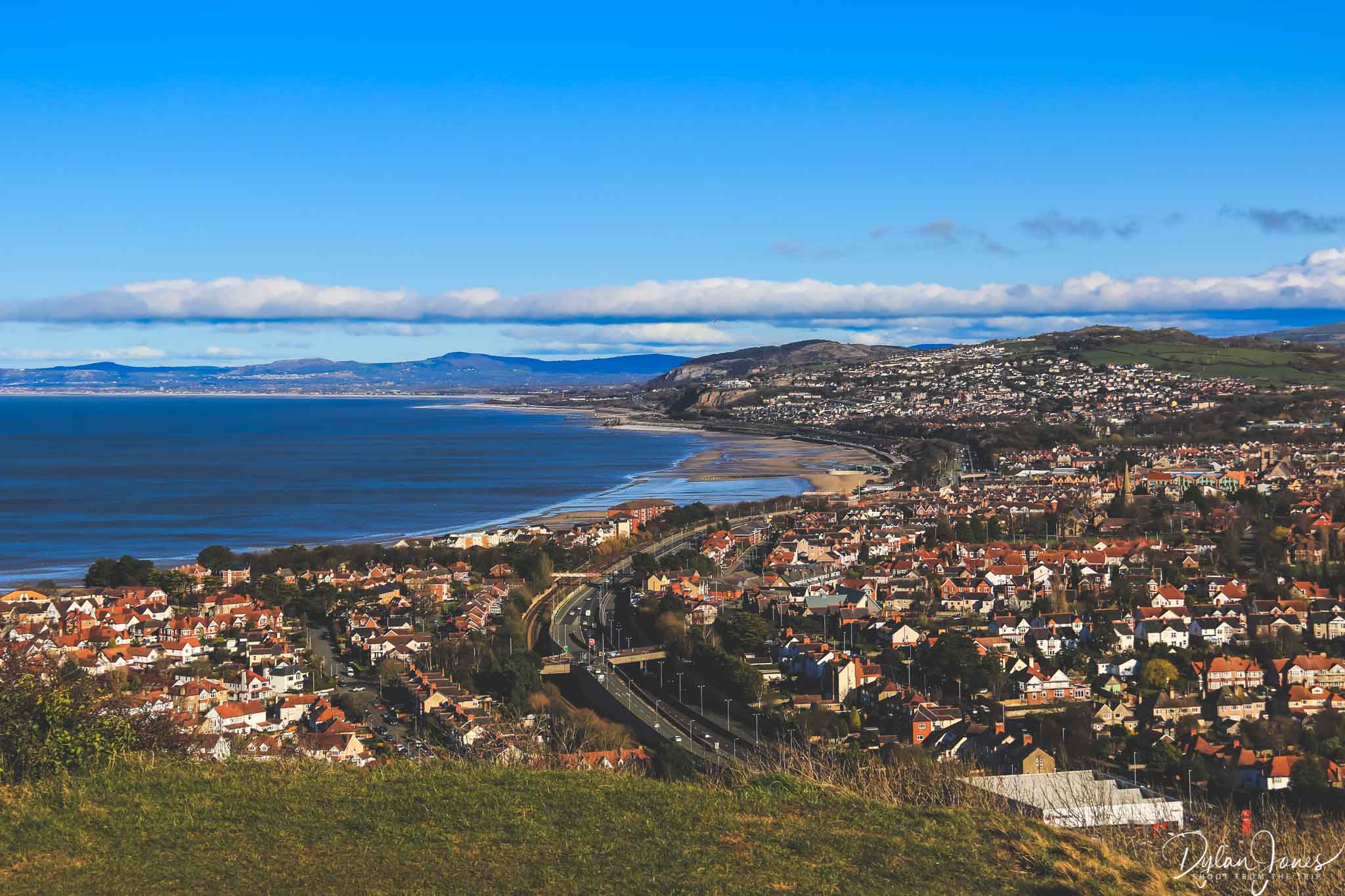 Colwyn Bay viewed from Bryn Euryn