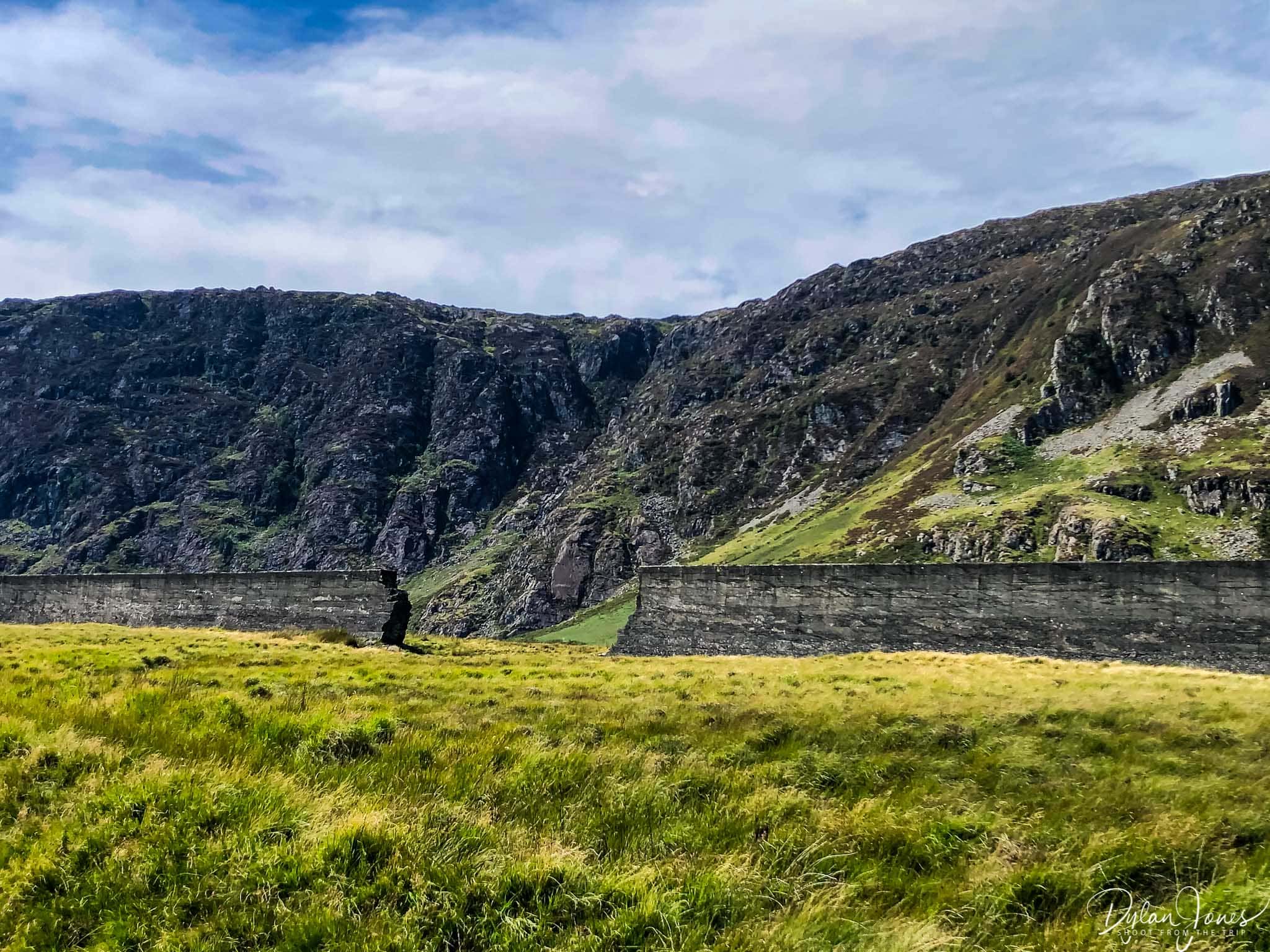 The dam breach at Llyn Eigiau