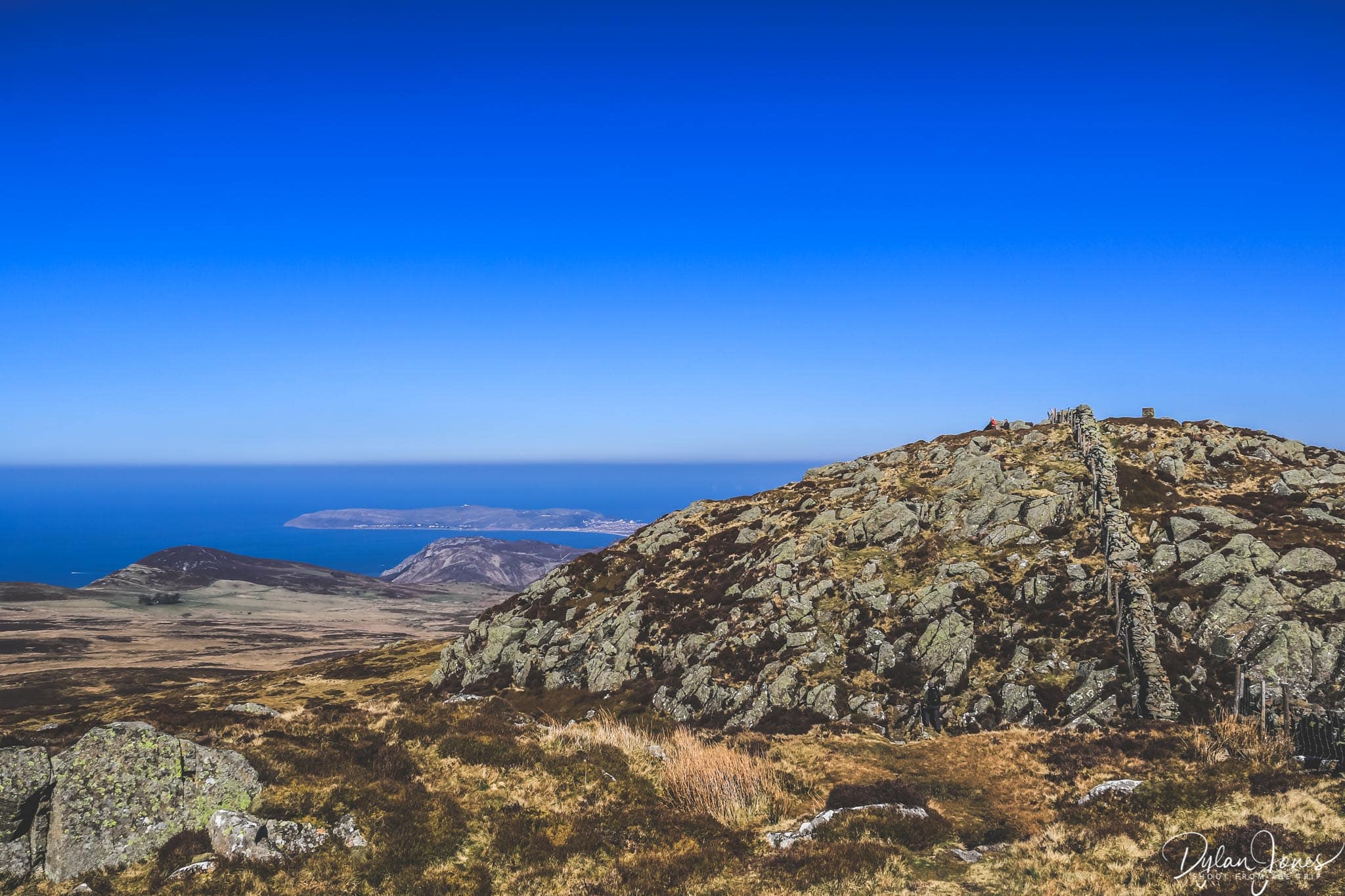 Heading towards the summit of Tal y Fan
