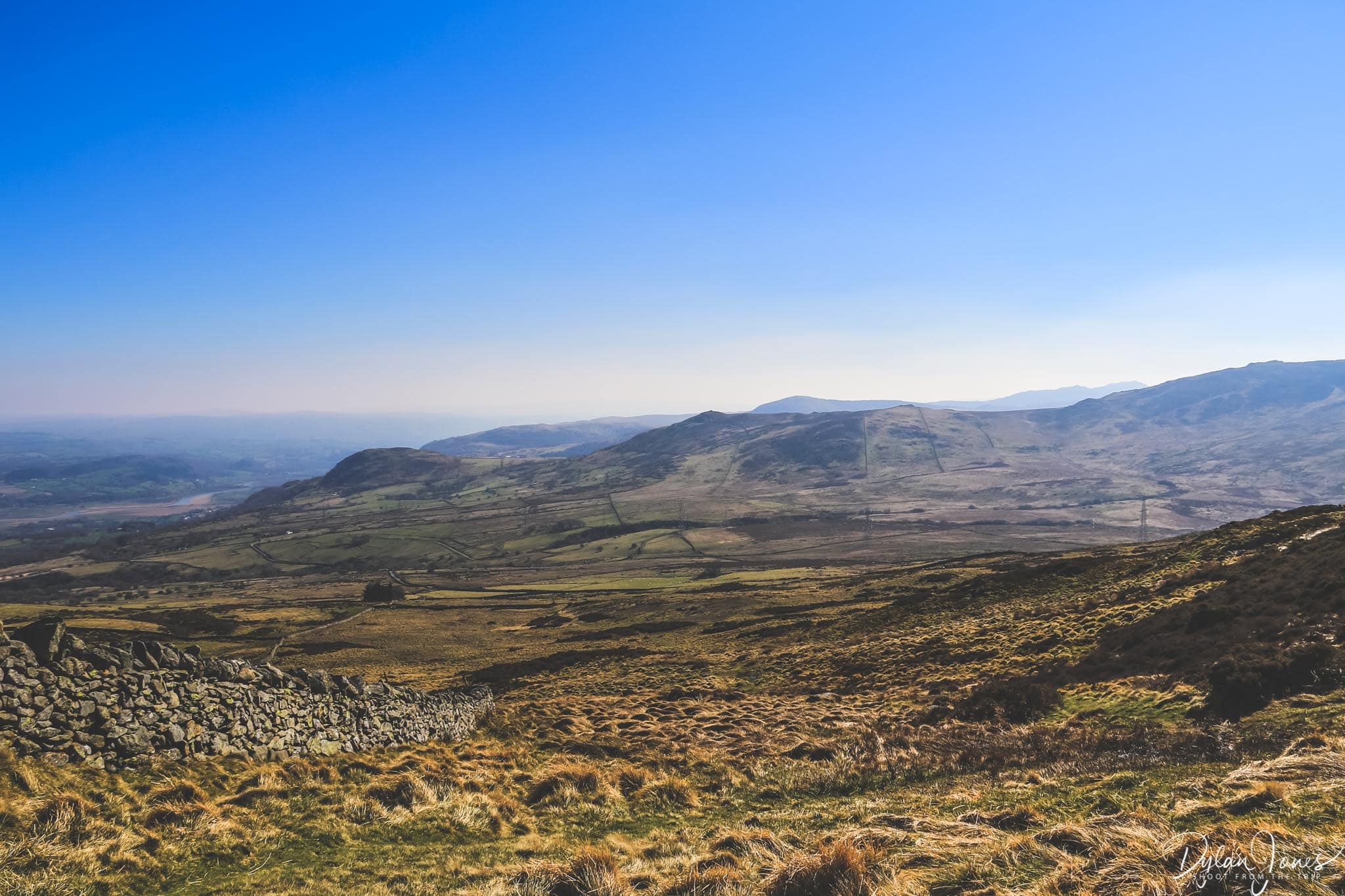 A view of the northern Carneddau Mountains