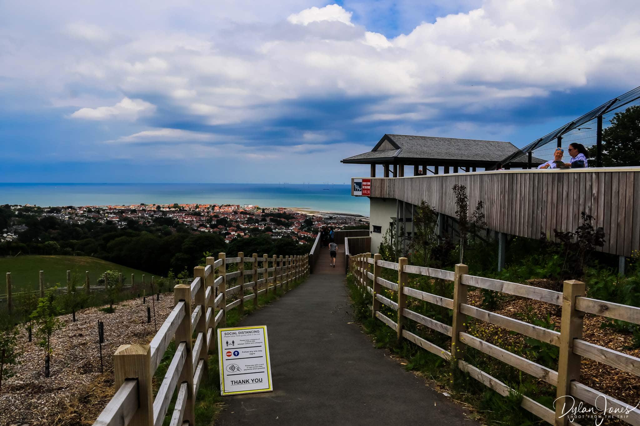 Coastal views from the Welsh Mountain Zoo