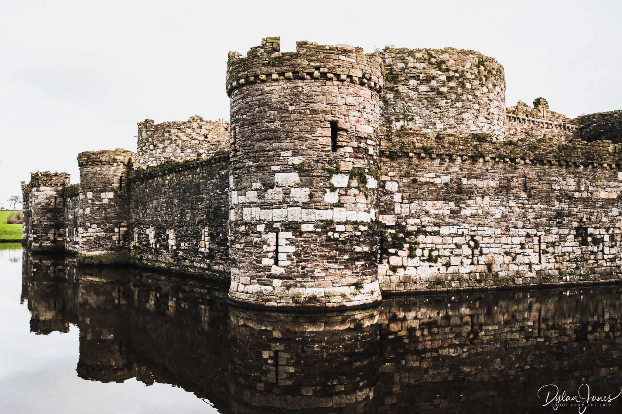 Beaumaris Castle and Moat