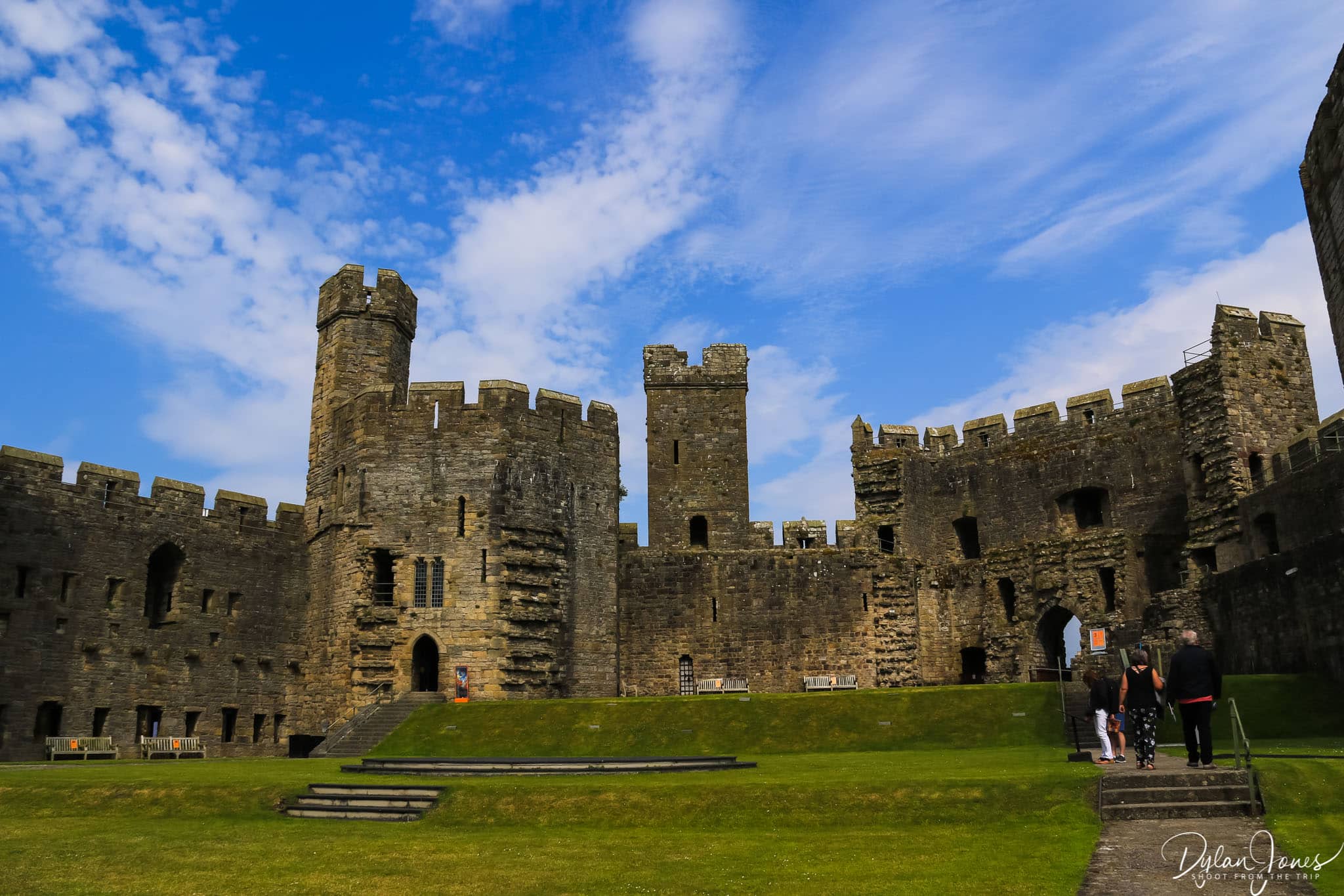Views from the Upper Ward of Caernarfon Castle