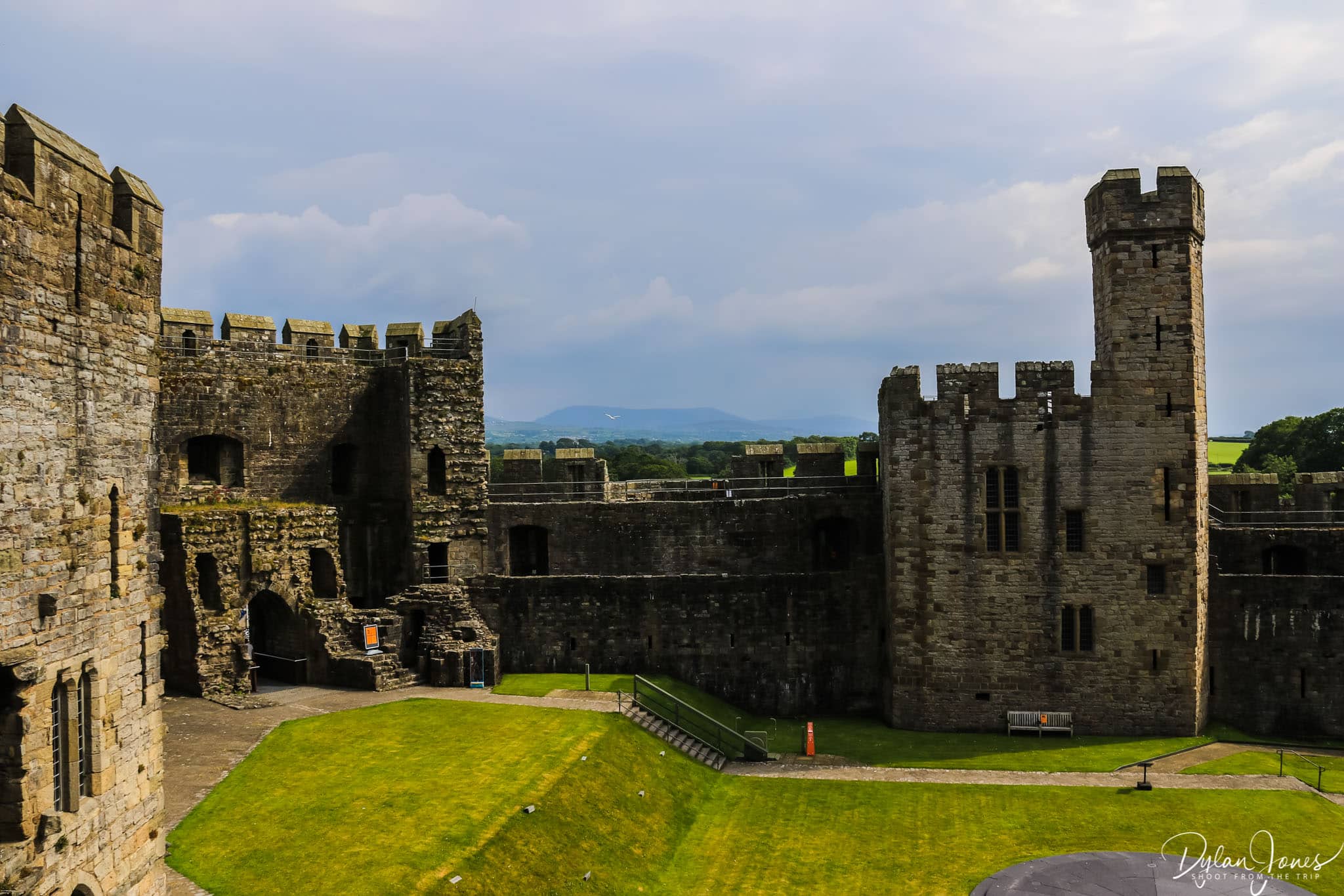 Caernarfon Castle views