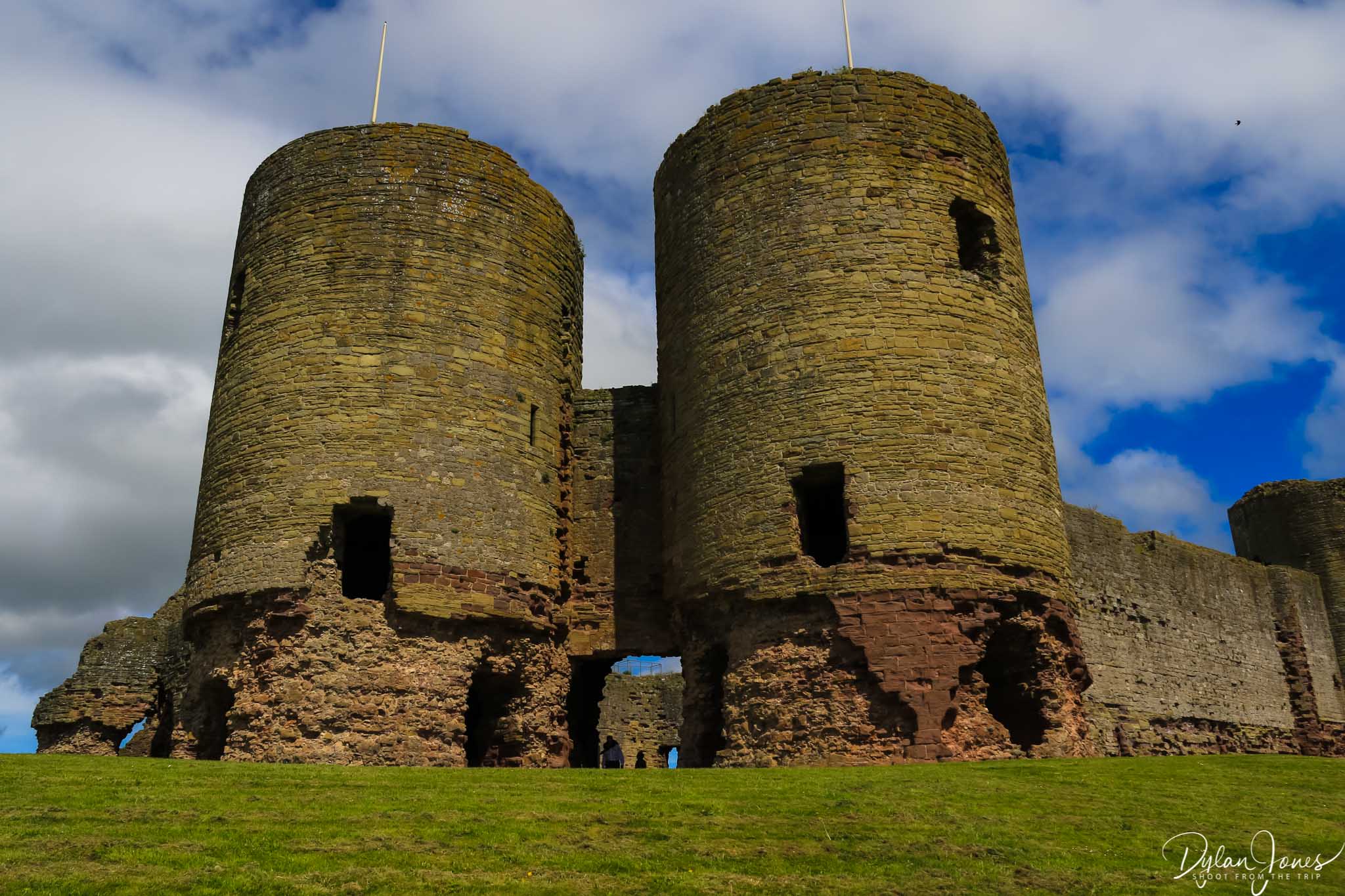 Rhuddlan Castle, one of the first built by King Edward I in Wales