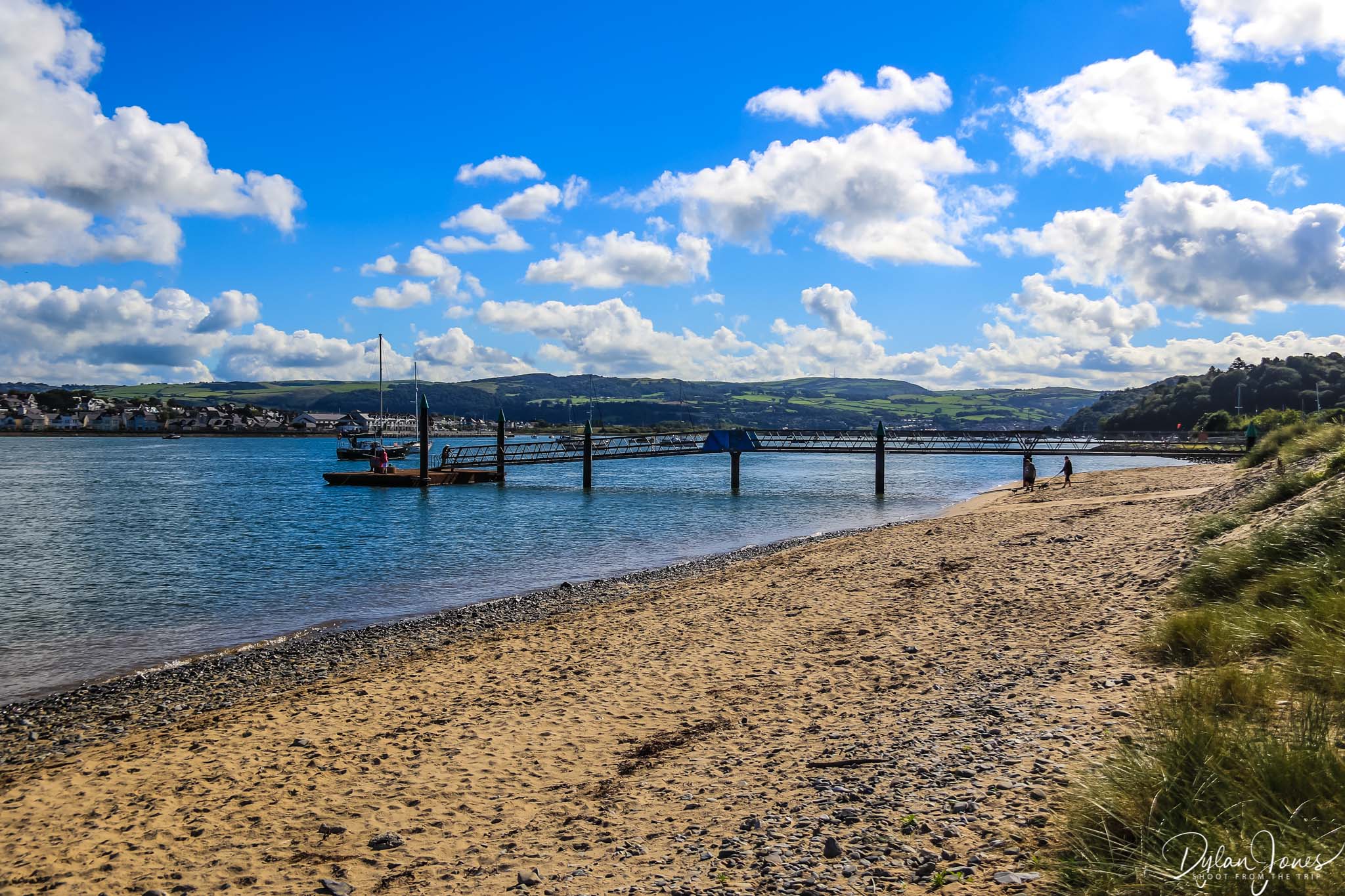 Beacons beach views in Conwy