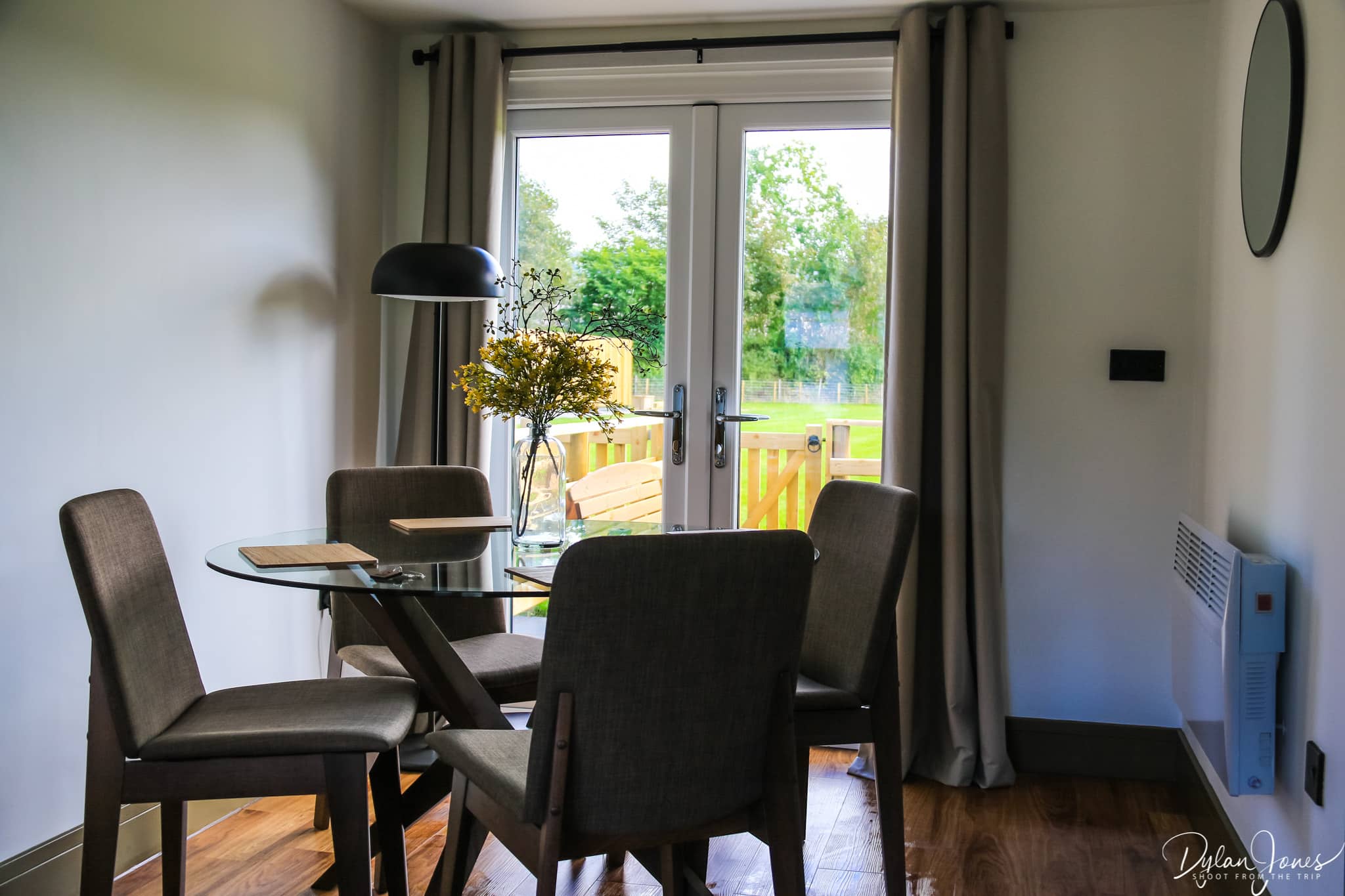 Dining area of the one bedroom lodge