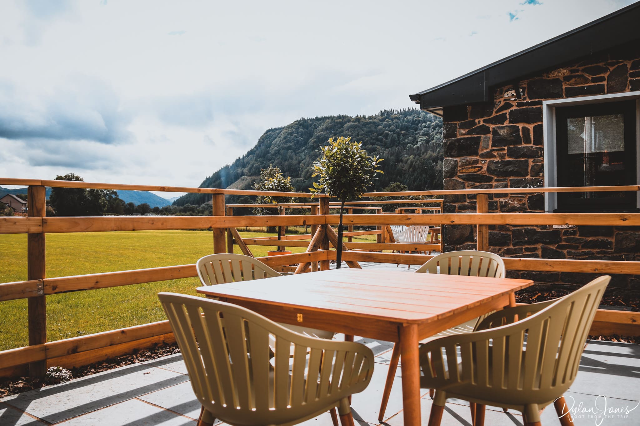 Lodge 13 patio area