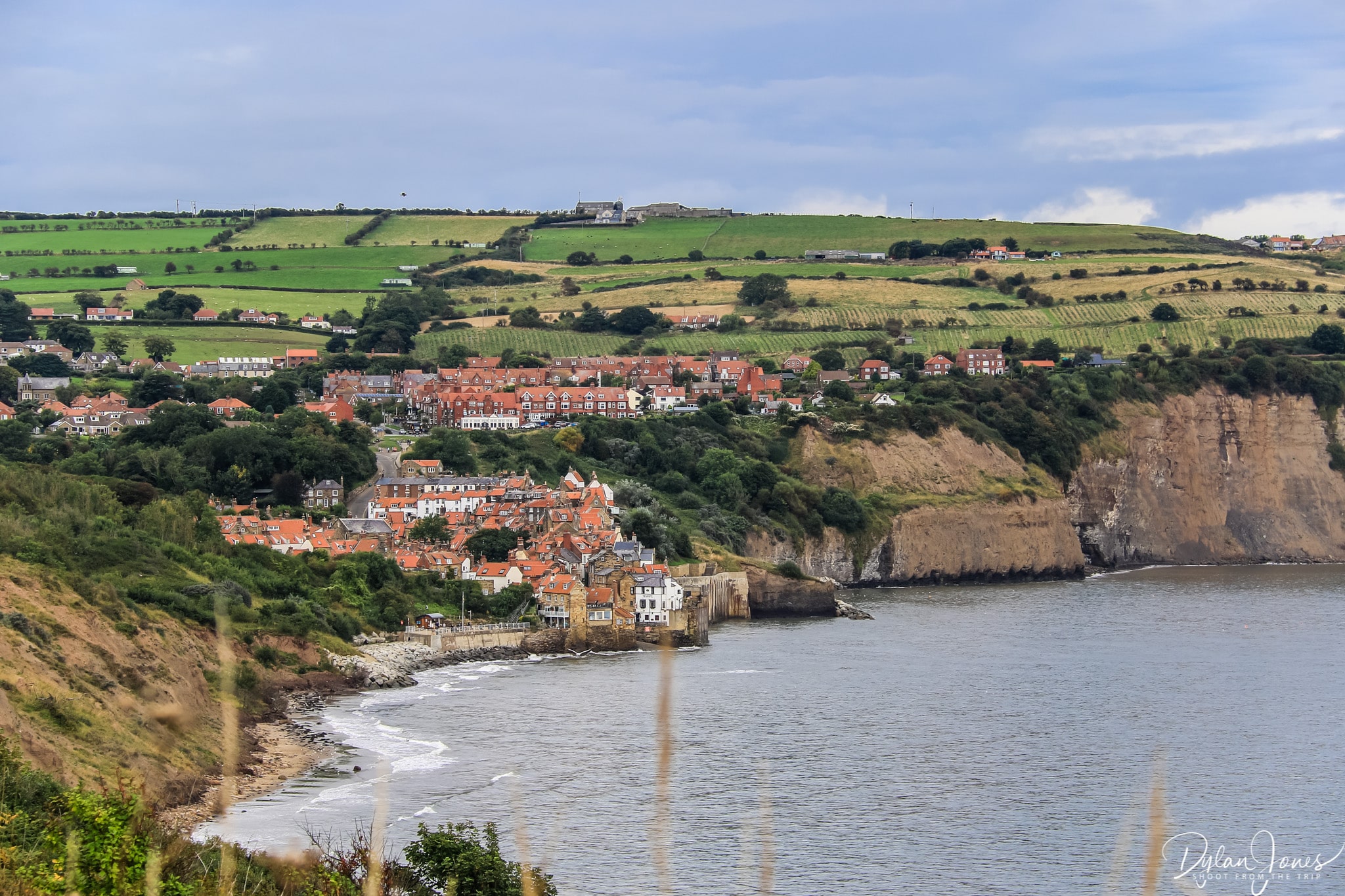 Looking north on the Cleveland way towards Robin Hood's Bay