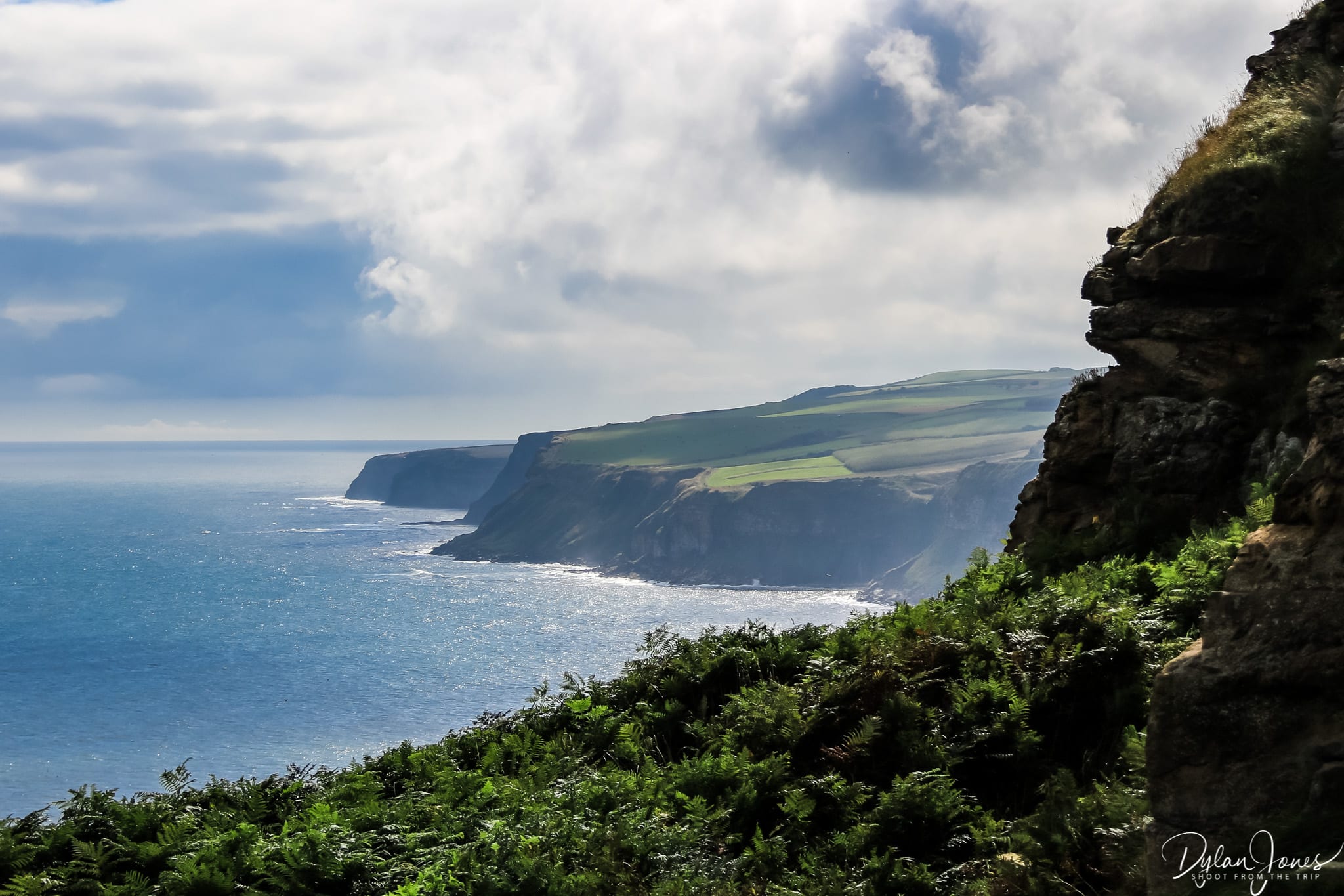 Cliff views on the stunning North Yorkshire Coast