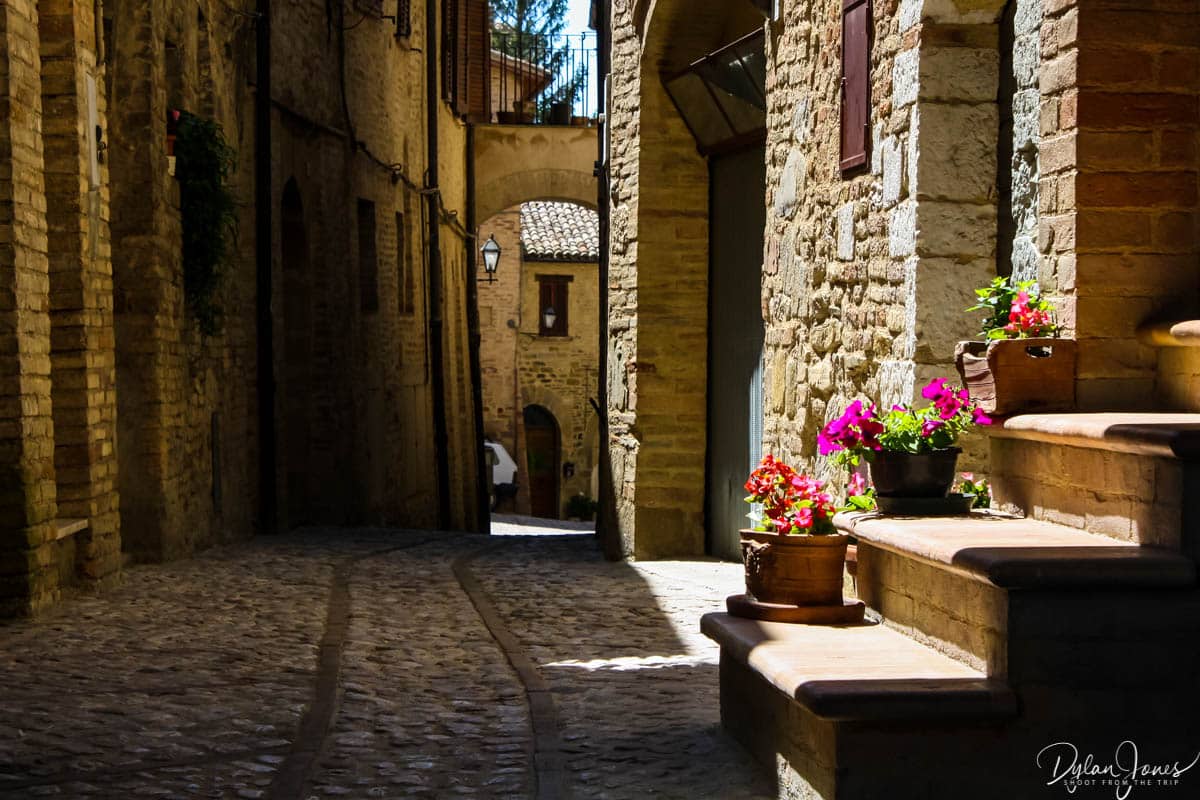 Exploring the streets of Montefalco
