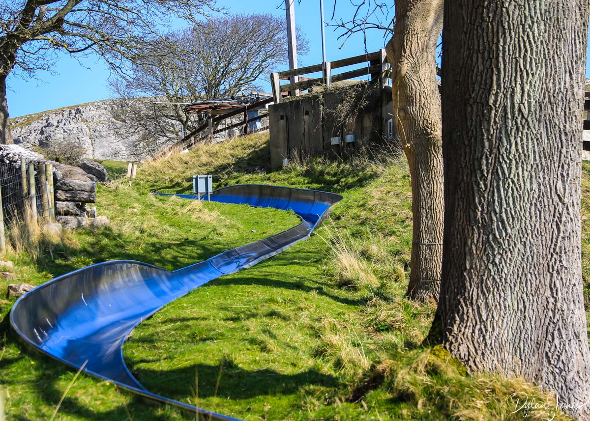 The Cresta Toboggan Run at Llandudno Snowsports Centre, one of the best high speed North Wales activities