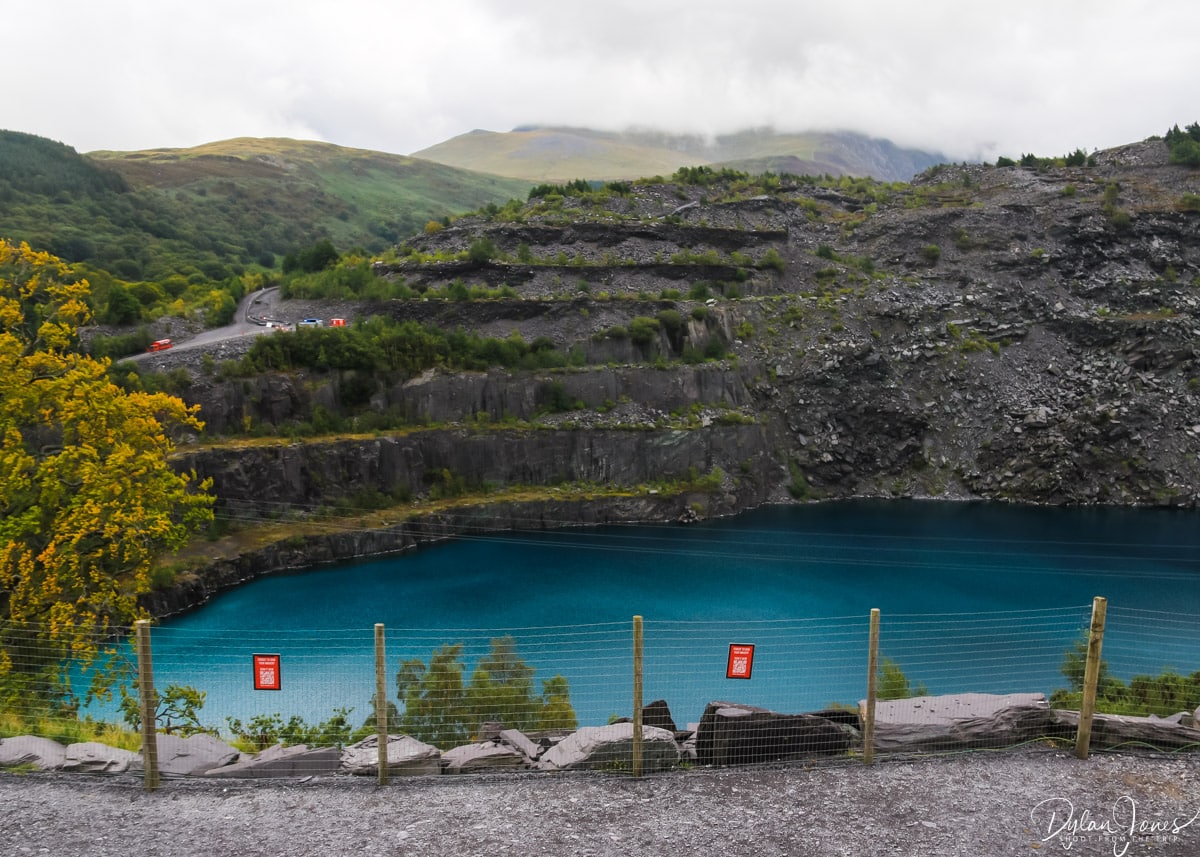 The lake at Penrhyn Quarry