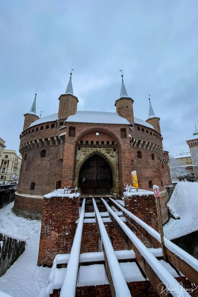 The Barbican building in Krakow
