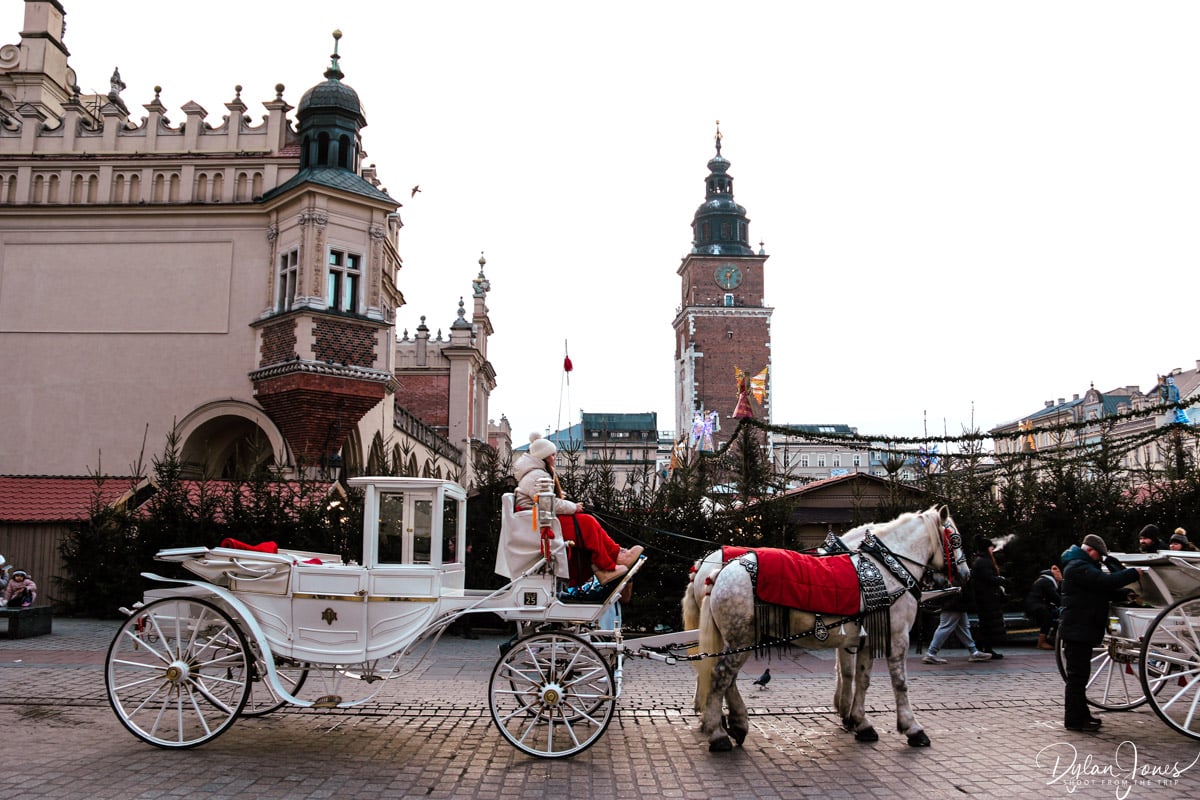 Horse and Carriage in Rynek Glowny, Krakow