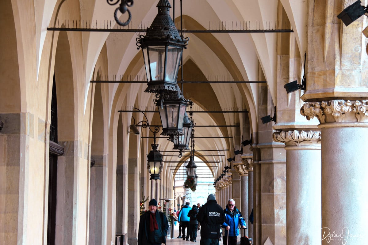 External arcade of The Cloth Hall, Krakow
