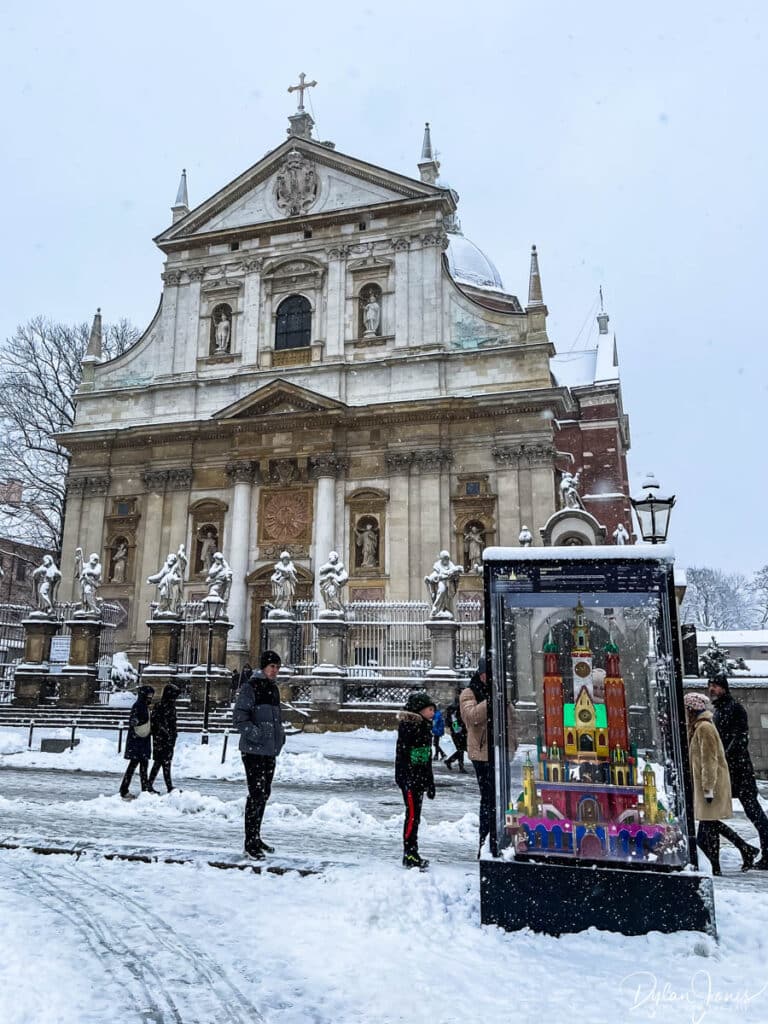 Kraków szopka displays