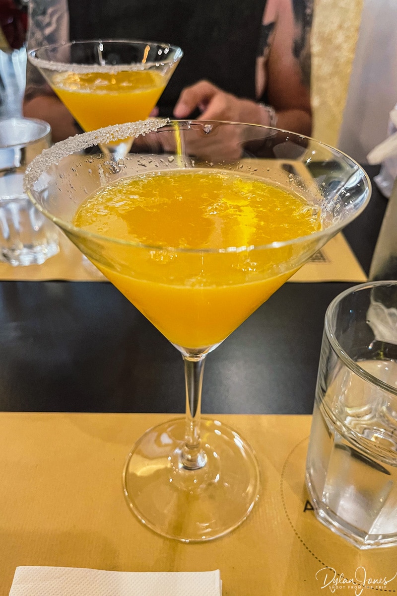 A poncha with lunch