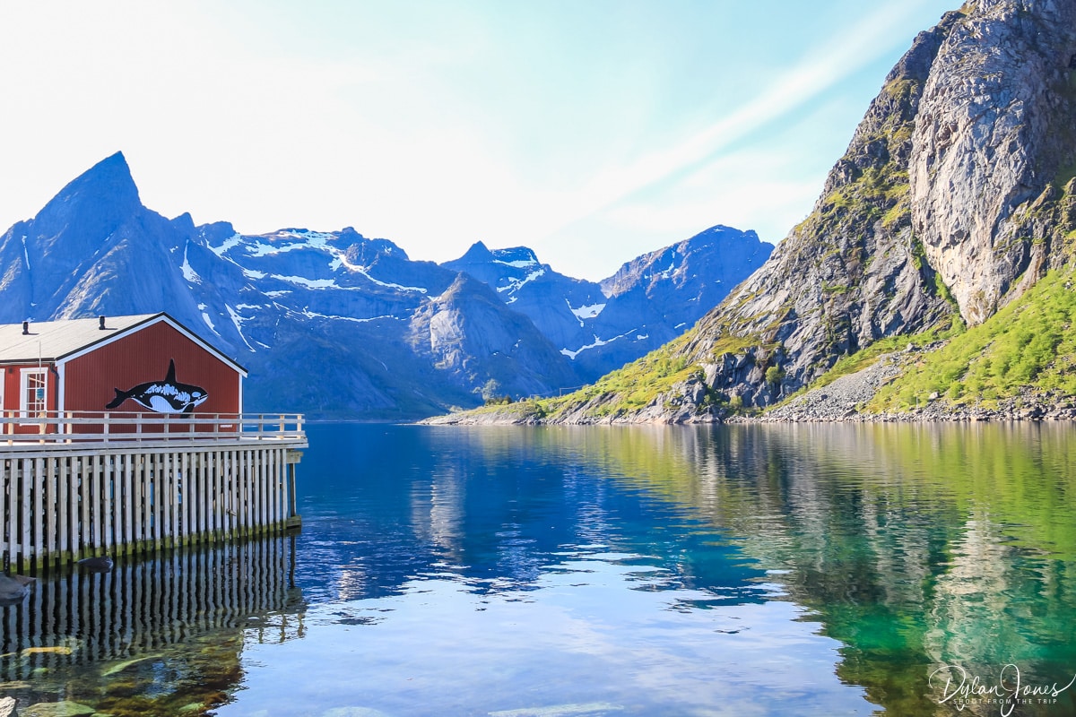 Incredible views from the rorbu cabin